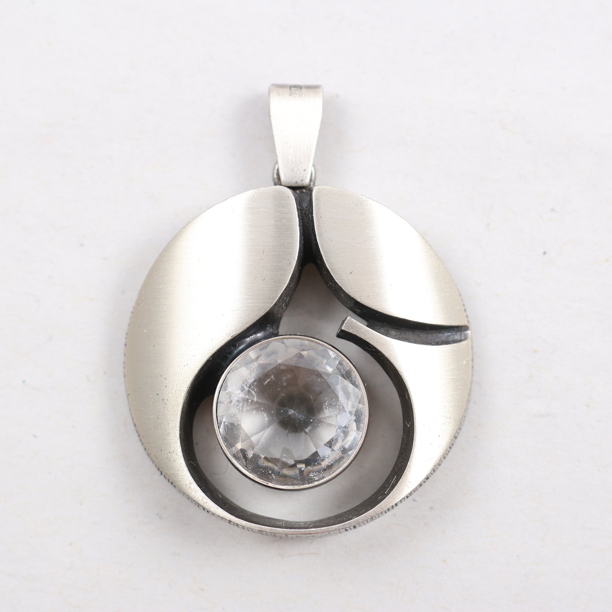 Hänge, Karl Laine, silver 925, bergskristall, brv: 11.5g