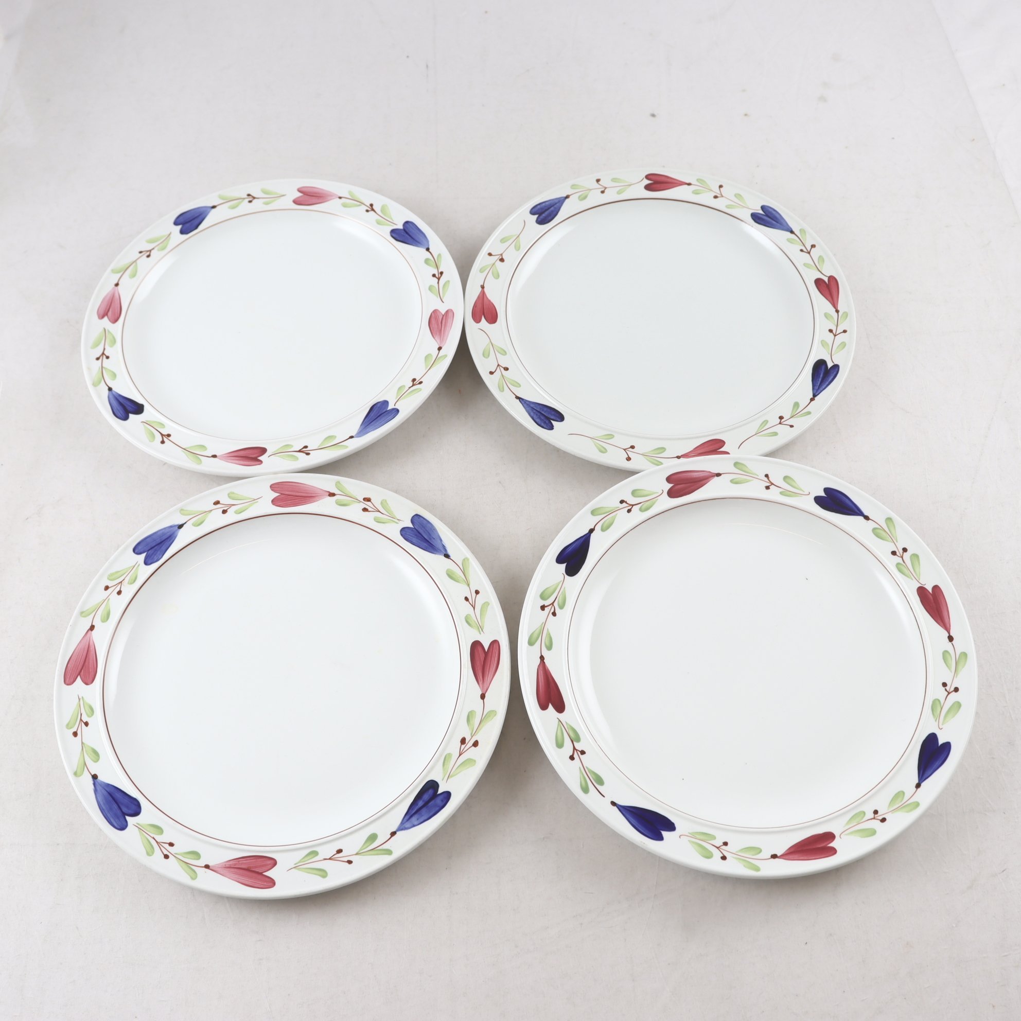 Tallrikar, Gustavsberg, ”Ranka”, Stig Lindberg, 4 st. Samfraktas ej