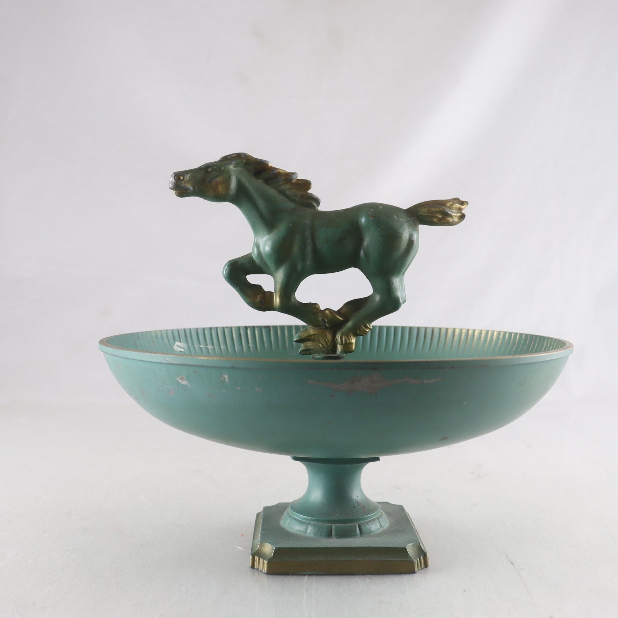 Skål, blomhållare, gjutmetall, Stjärnmetall, 1930-tal. Samfraktas ej.