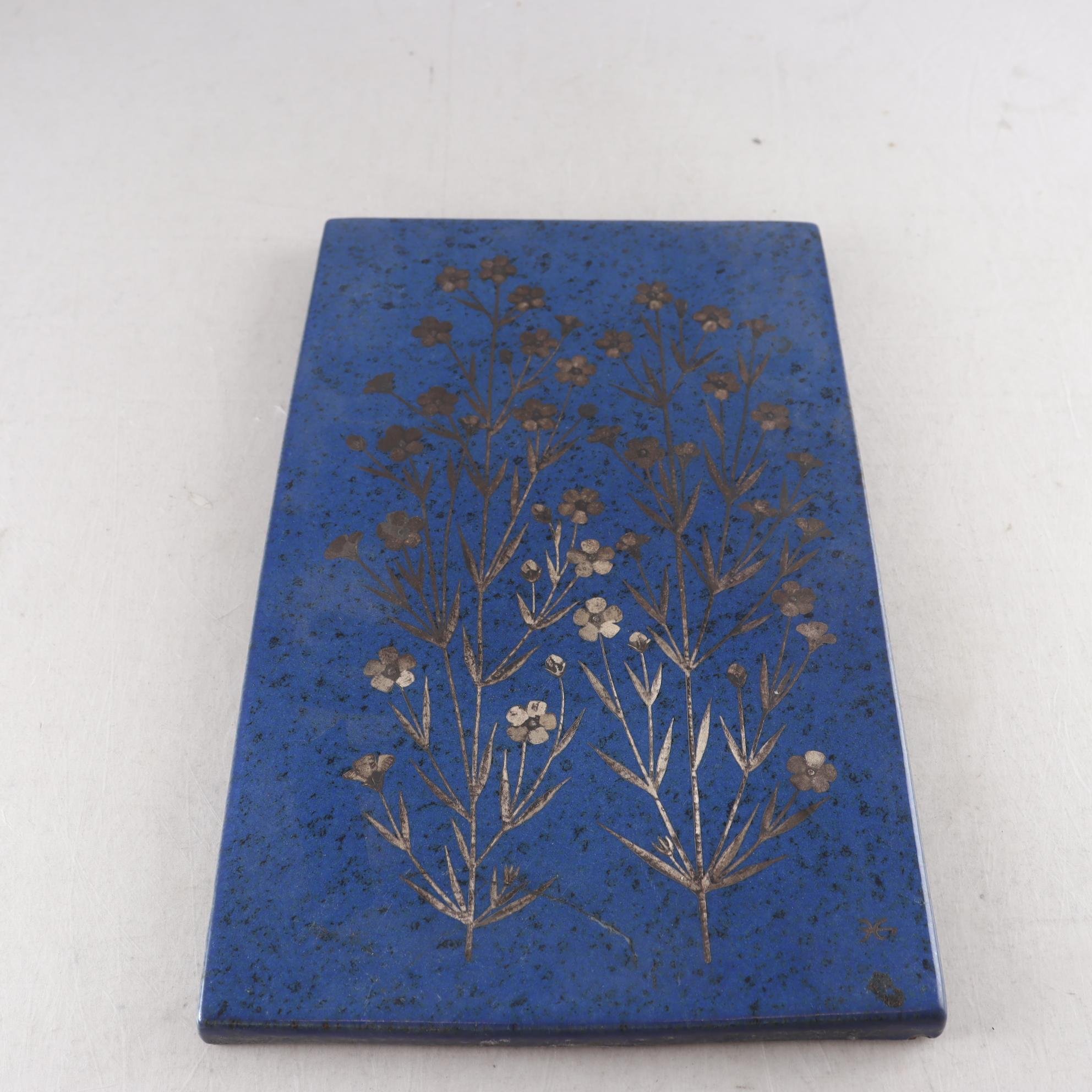 Väggplatta, Hälsingland, Lin, Heinz Erret, Gustavsberg. Endast avhämtning.