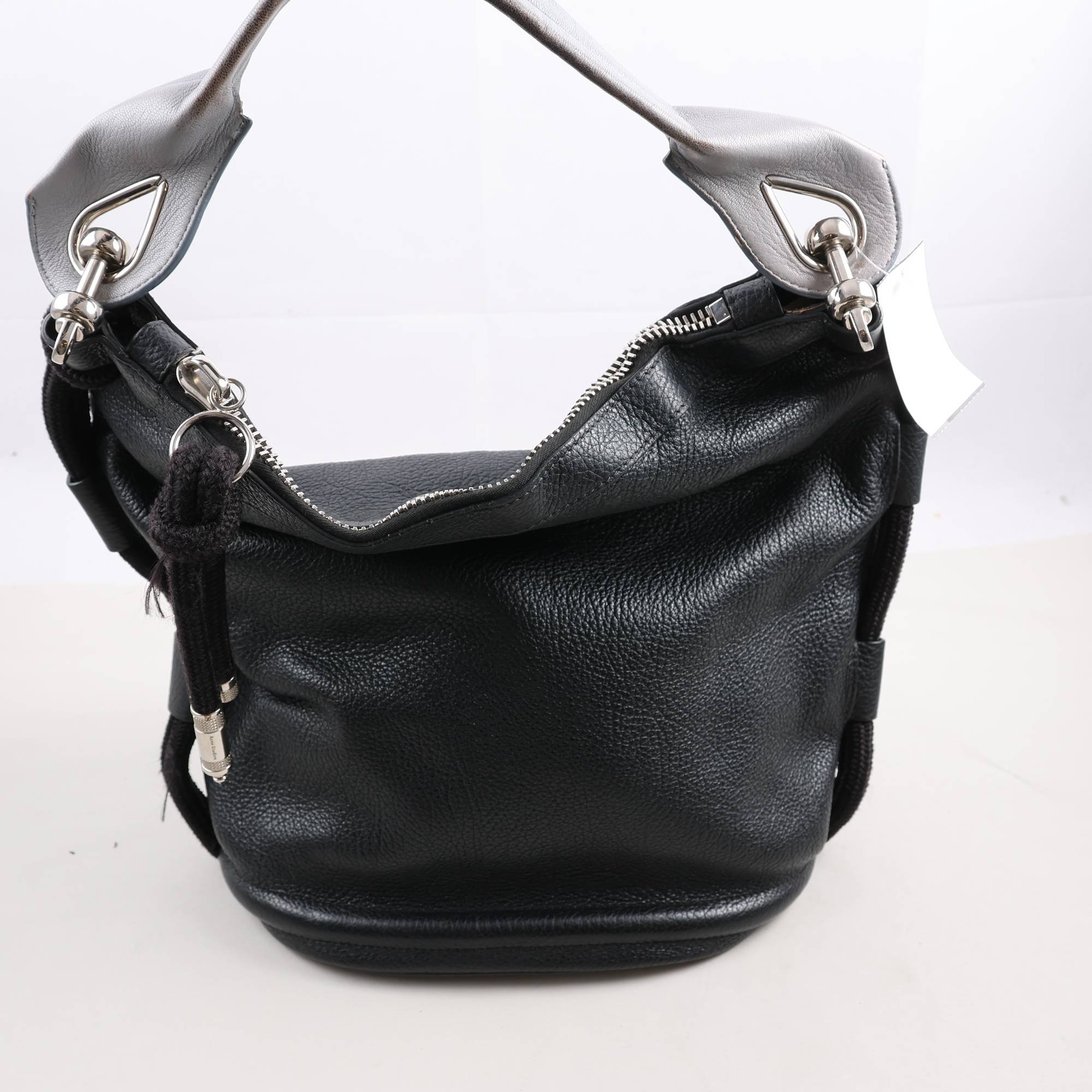 Väska, Acne Studio, svart, skinn