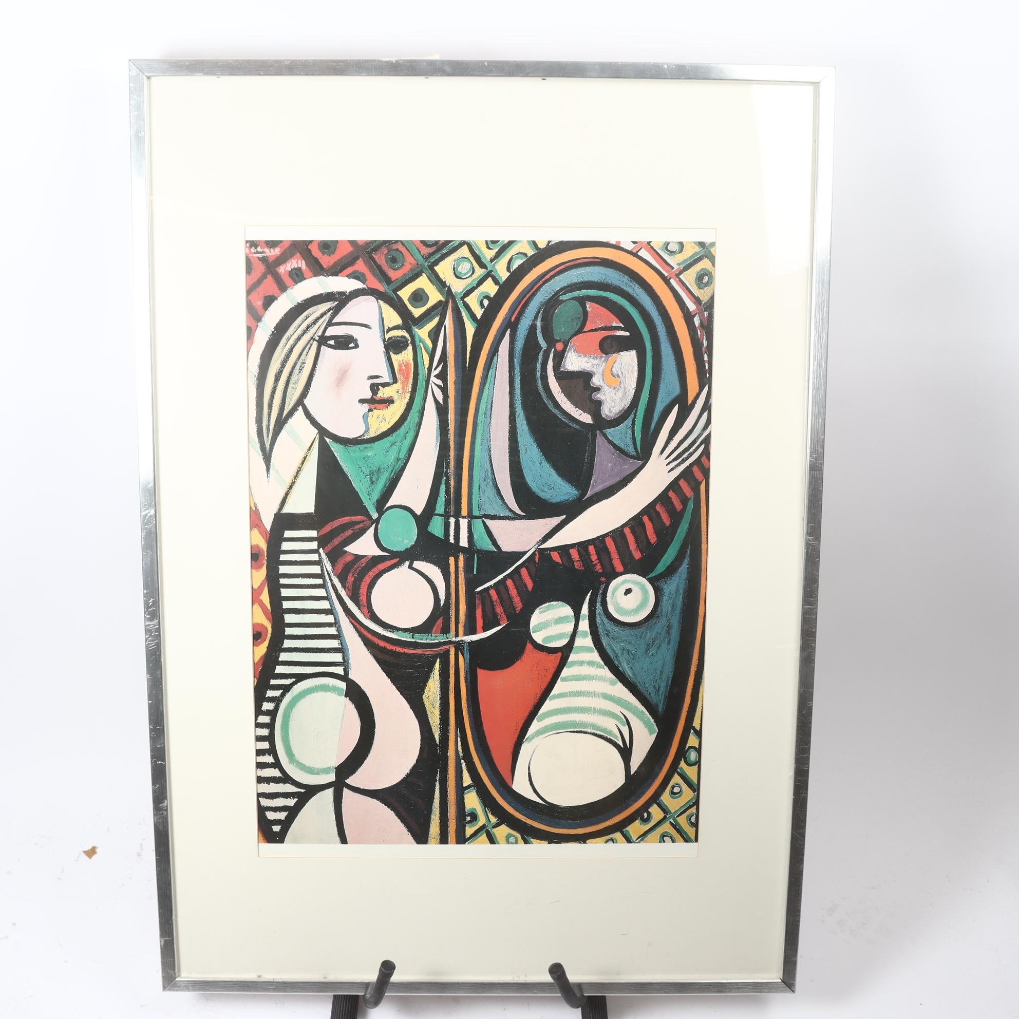 Tryck, Flickan framför spegeln, Pablo Picasso, 1932. Endast avhämtning.