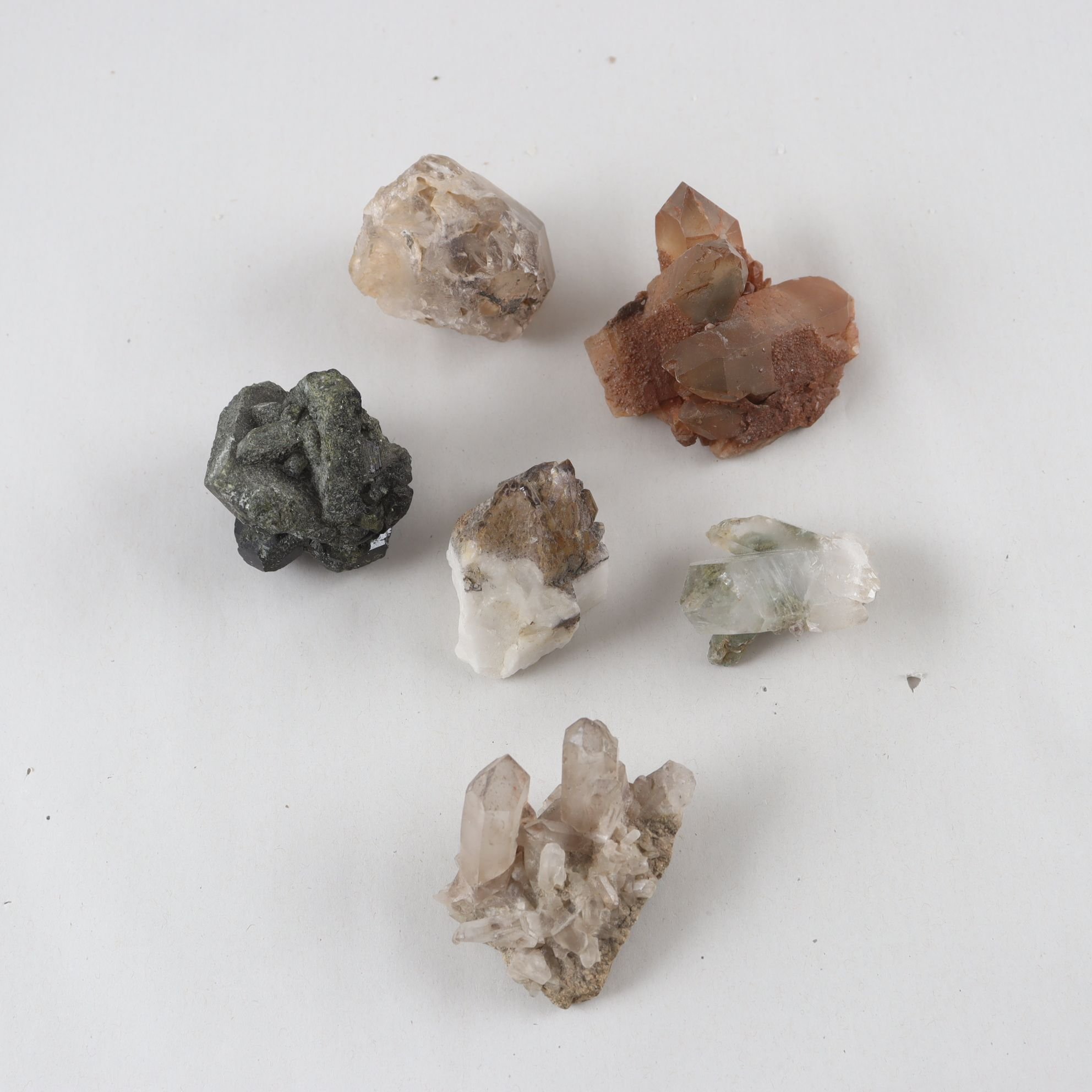 Kristaller, stenar, 6 st