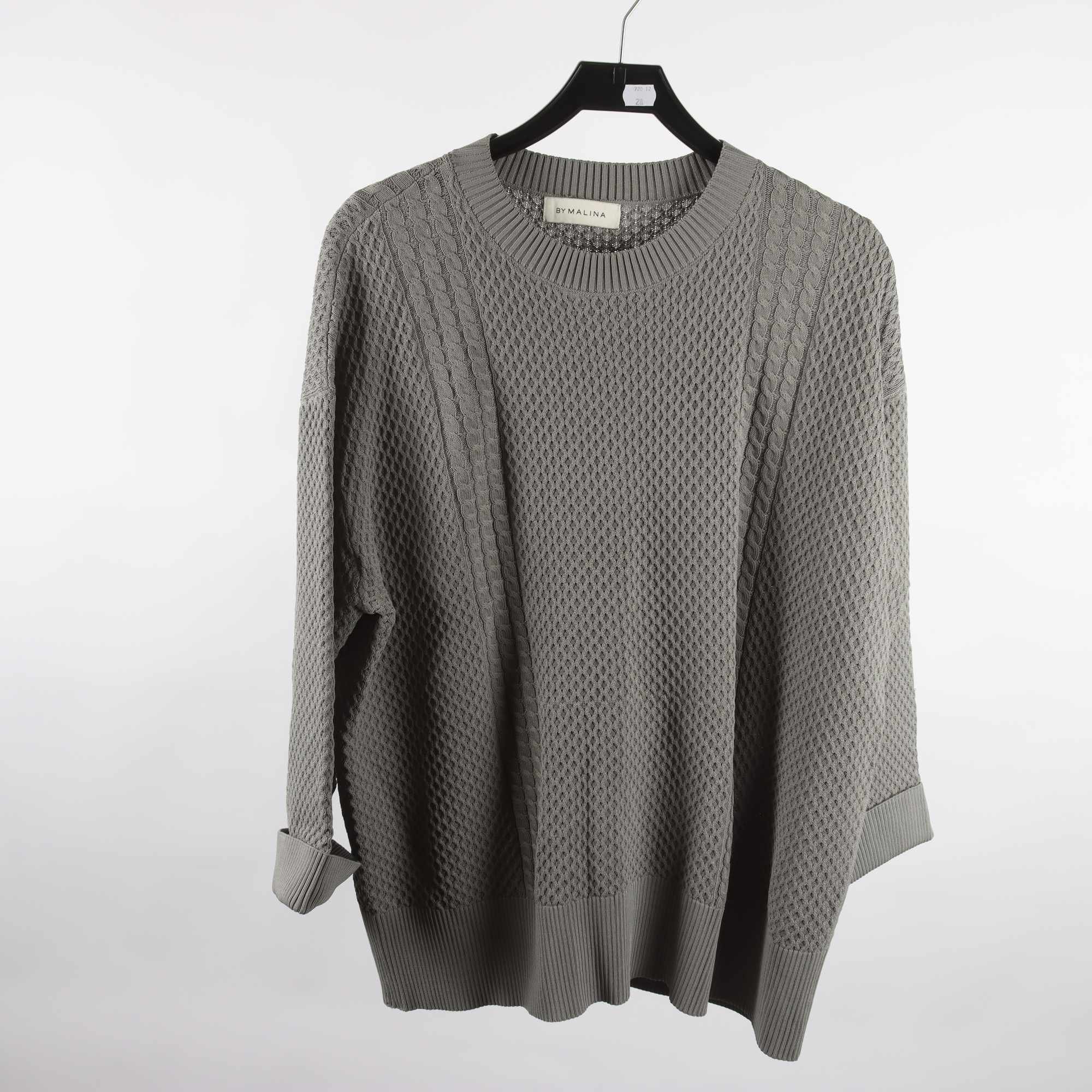 Tröja, By Malina, grå, stl. S (oversize)