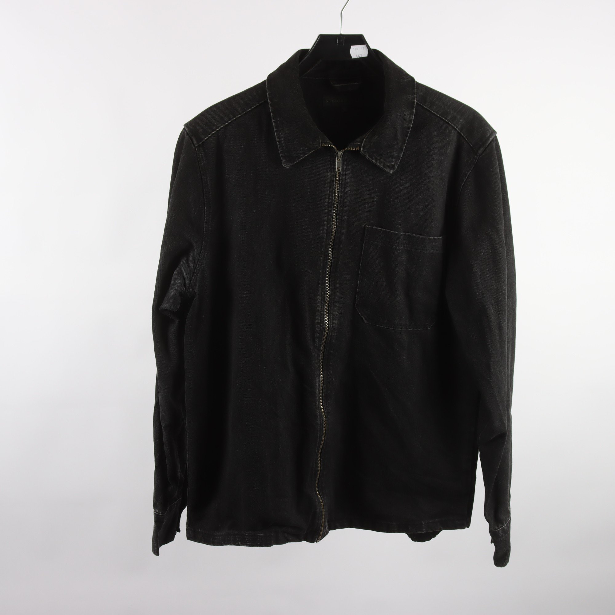 Jeansskjorta, Studio Total, svart, stl. L.