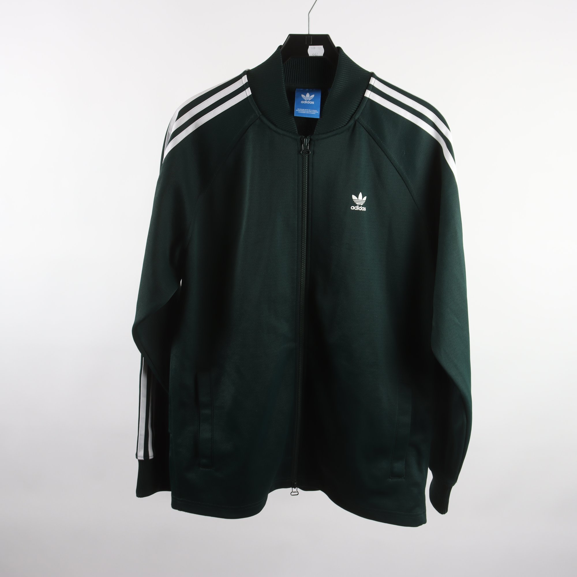 Träningsjacka, Adidas, grön, stl. M.