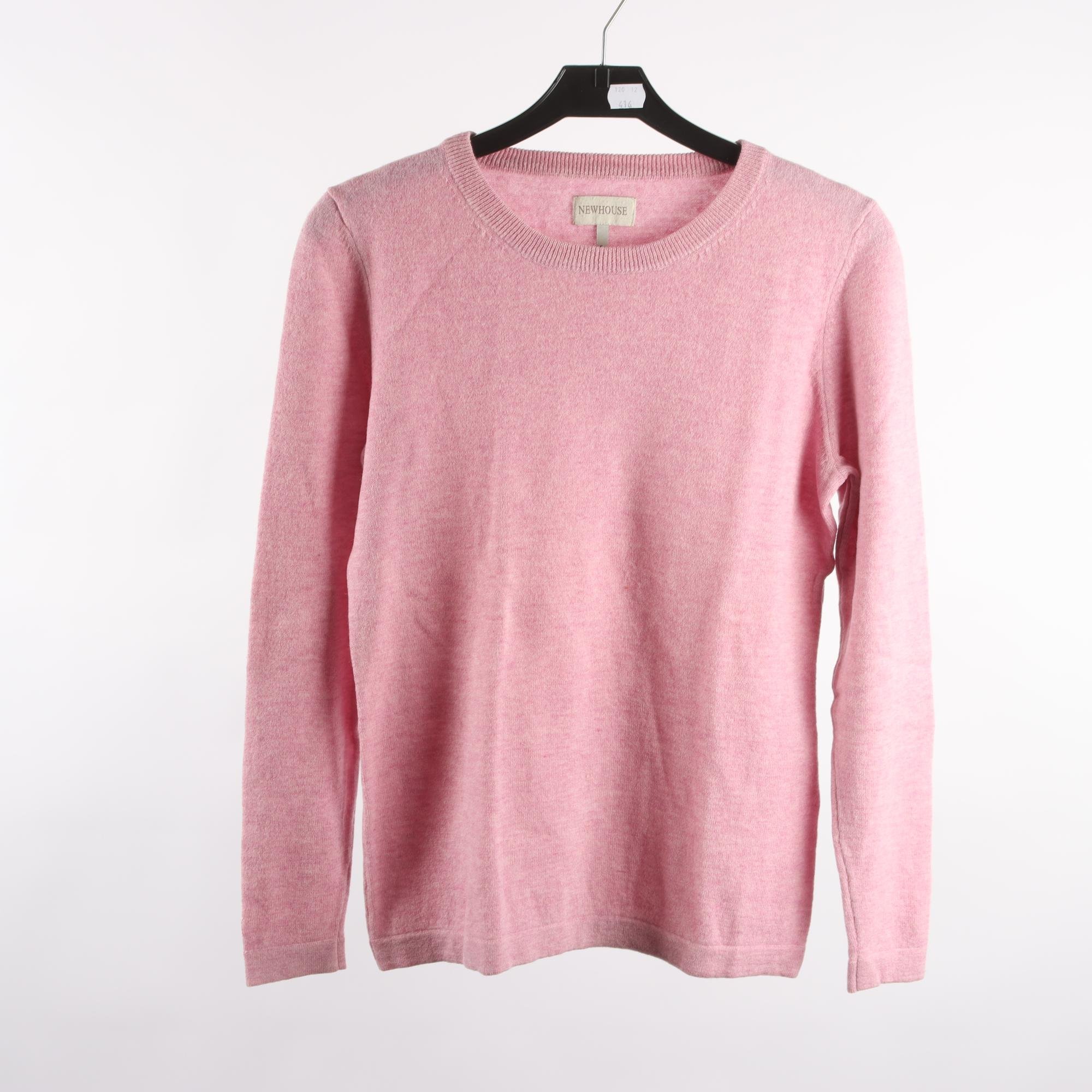 Tröja, Newhouse, rosa, 100% lammull, stl. S.