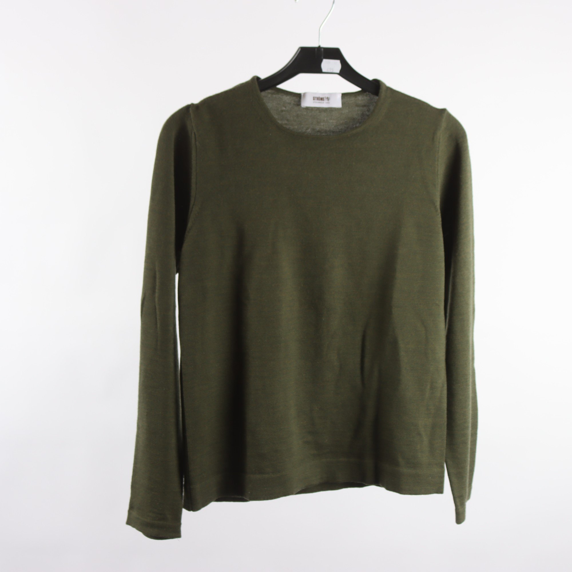 Tröja, Ströms, grön, 100% ull, stl. S.