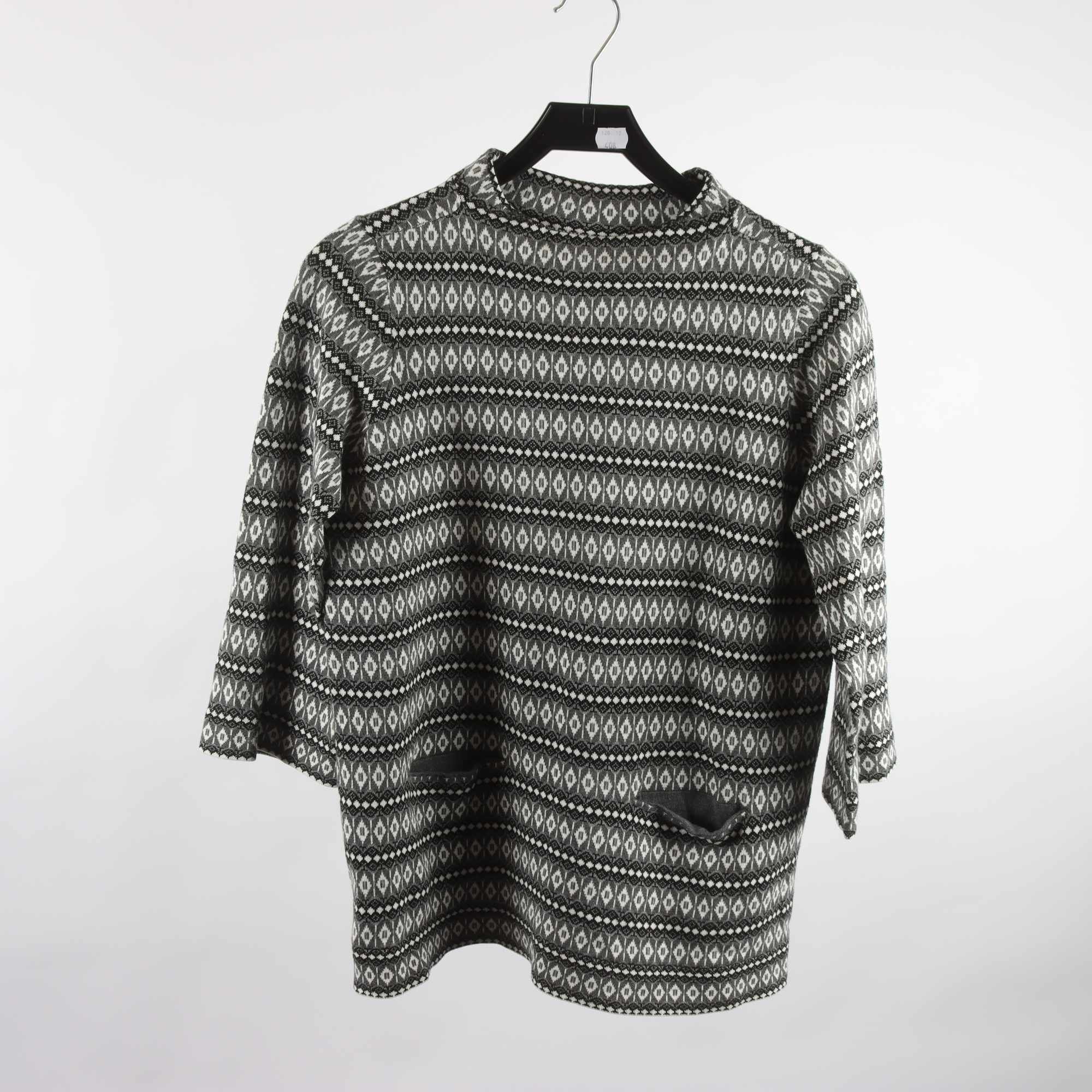 Tröja, Jumperfabriken, grå, svart, stl. S.