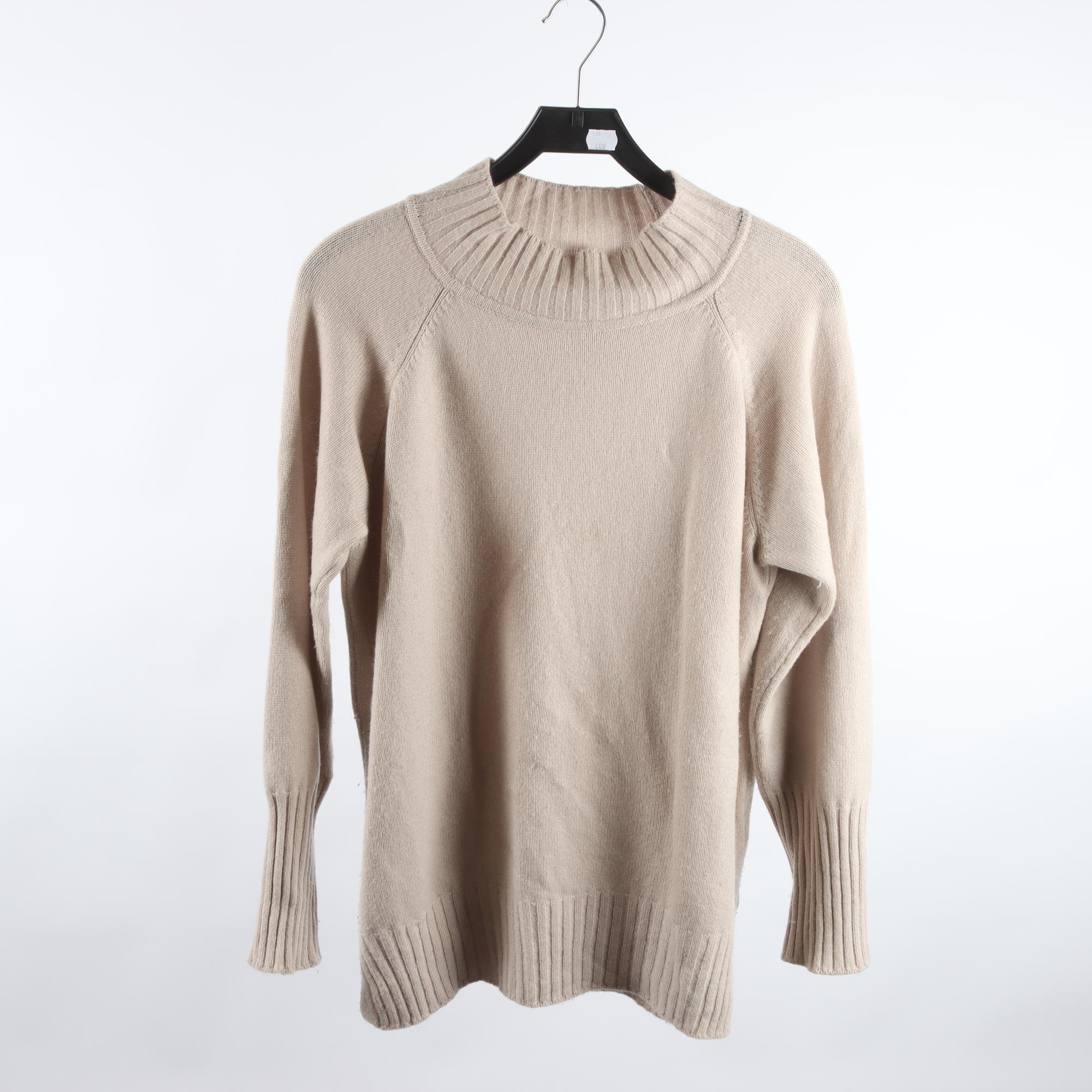 Tröja, Els Stockholm, beige, 100% cashmere, stl. XL.