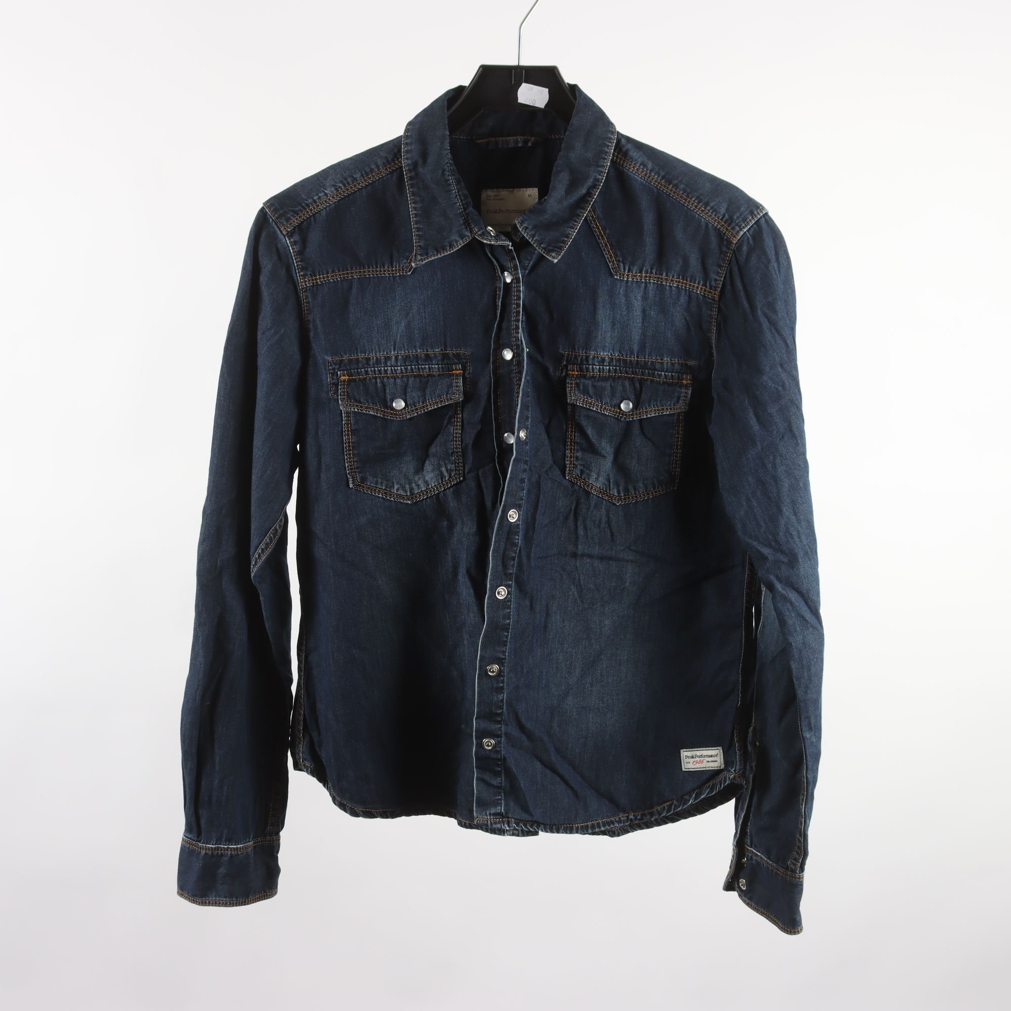 Jeansskjorta, Peak Performance, blå, stl. M.