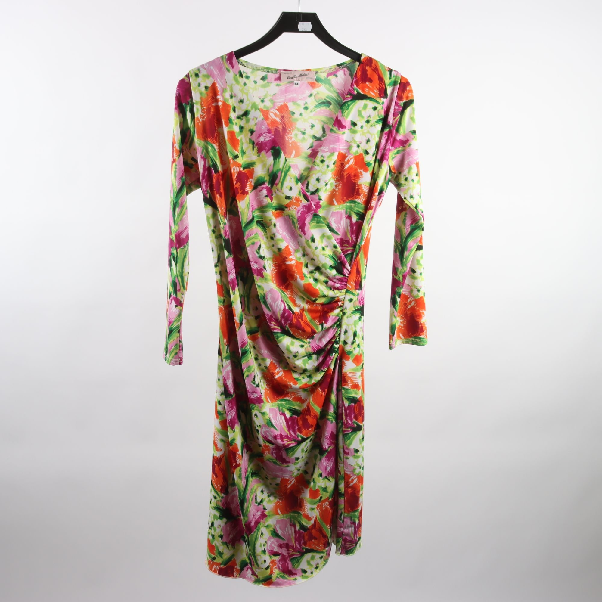 Klänning, Camilla Thulin, blommig, rosa, grön, stl. 44.