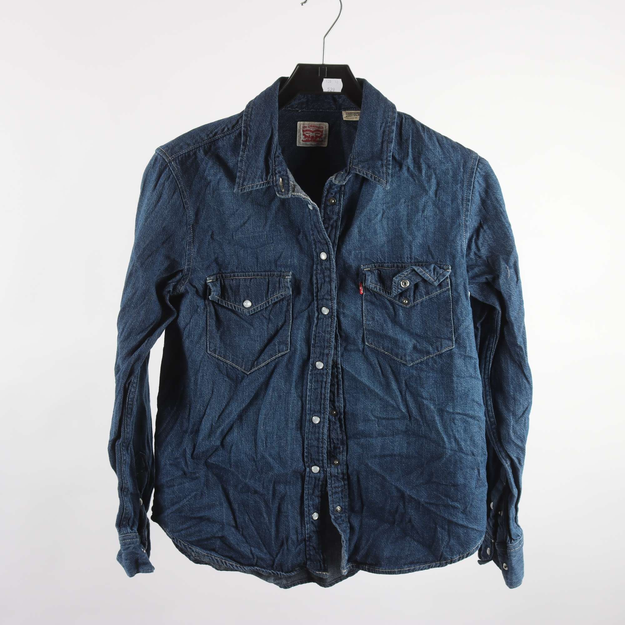 Jeansskjorta, Levis, blå, slt. S.