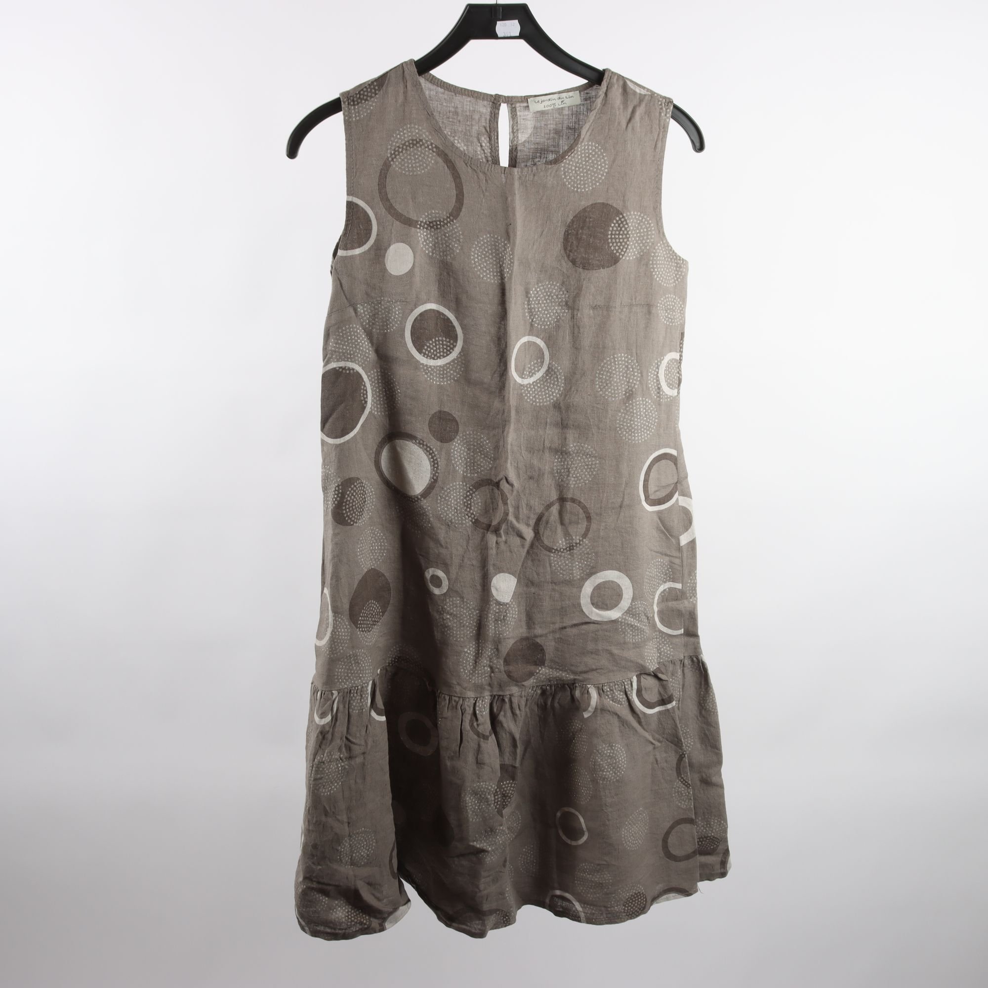 Klänning, Lejardin du Lin, beige, 100% lin, stl. ca. S.