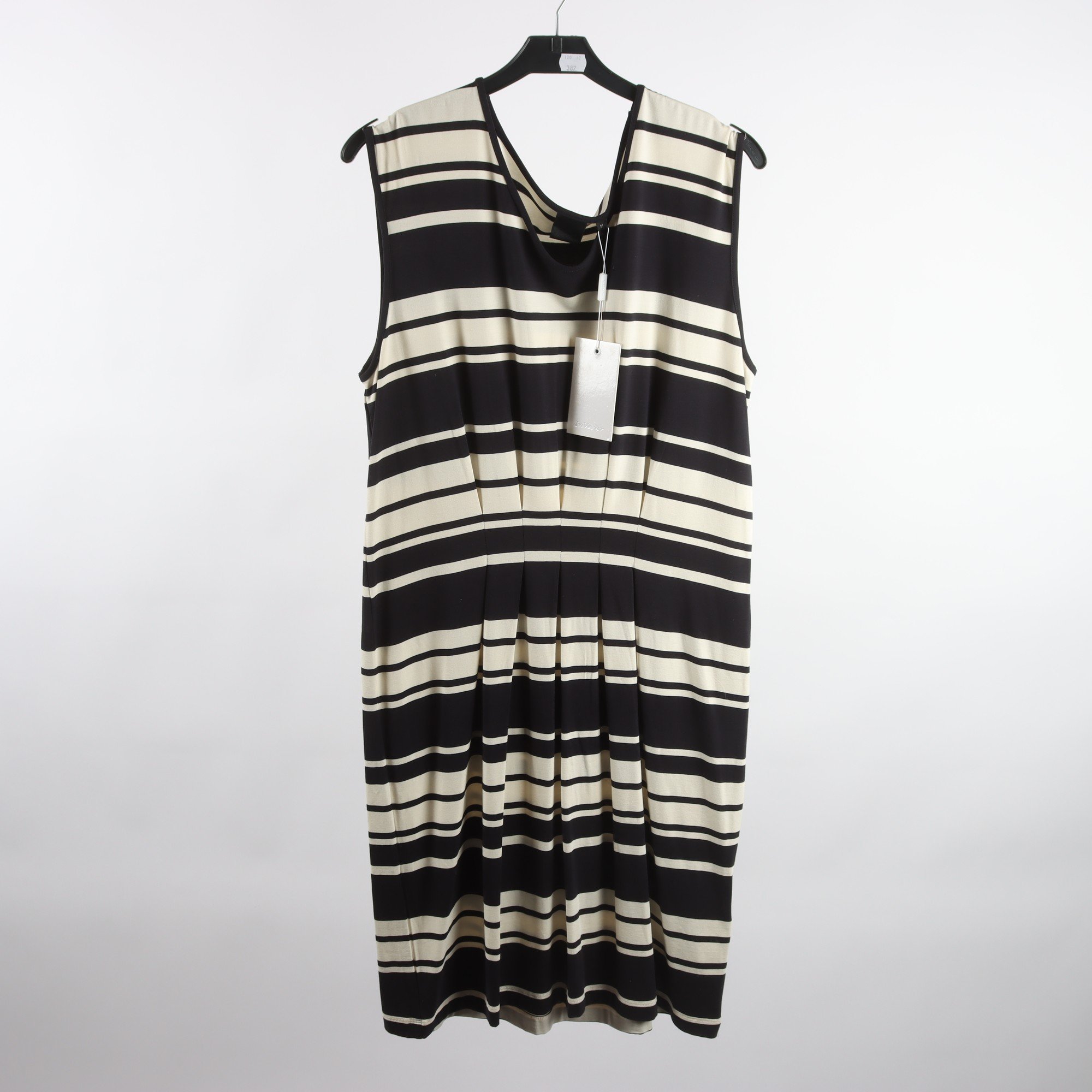 Klänning, InWear, randig, vit, svart, stl. M.