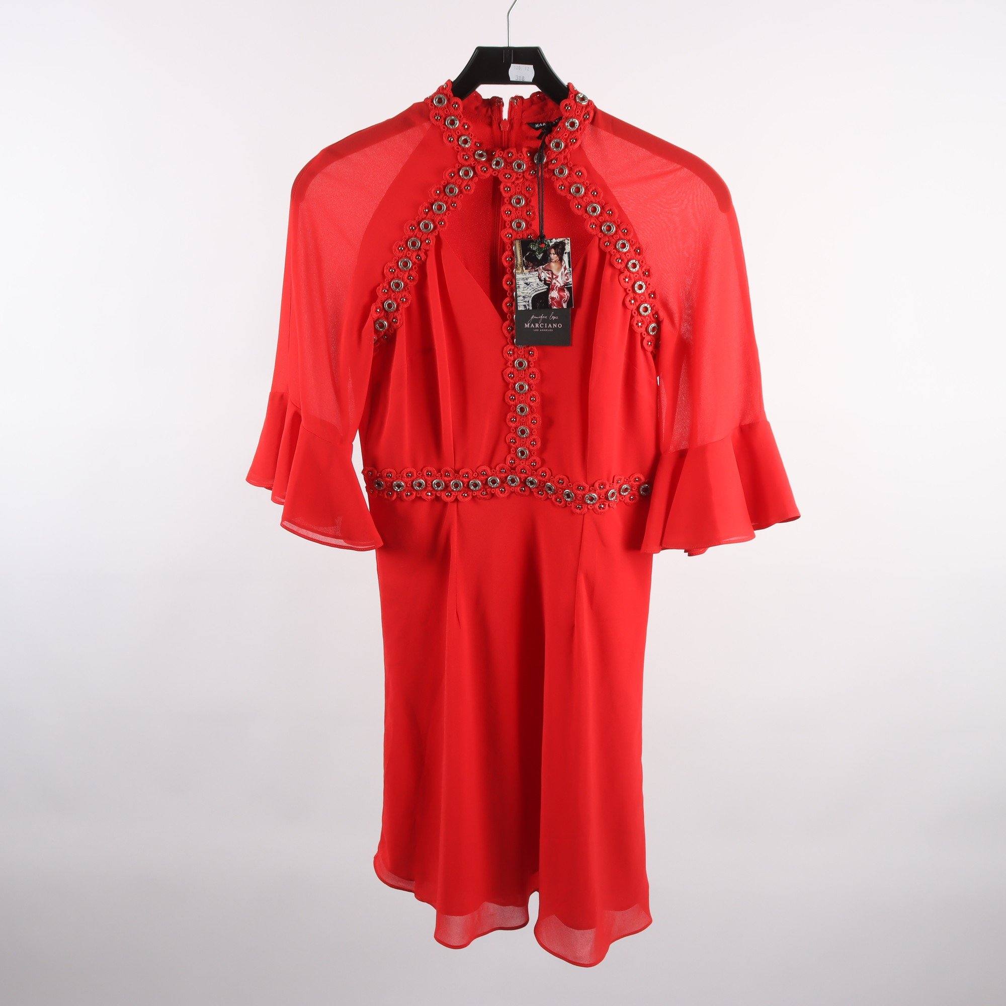 Klänning, Marciano, Jennifer Lopex, röd, stl. 40.