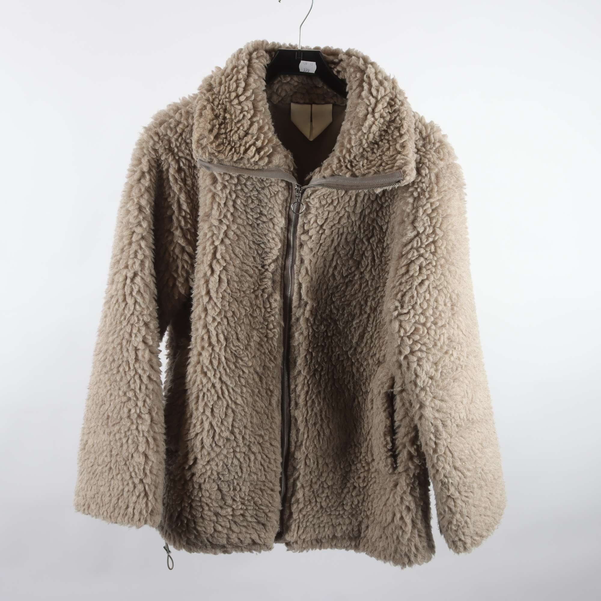 Teddyjacka, Arket, beige, stl. M.
