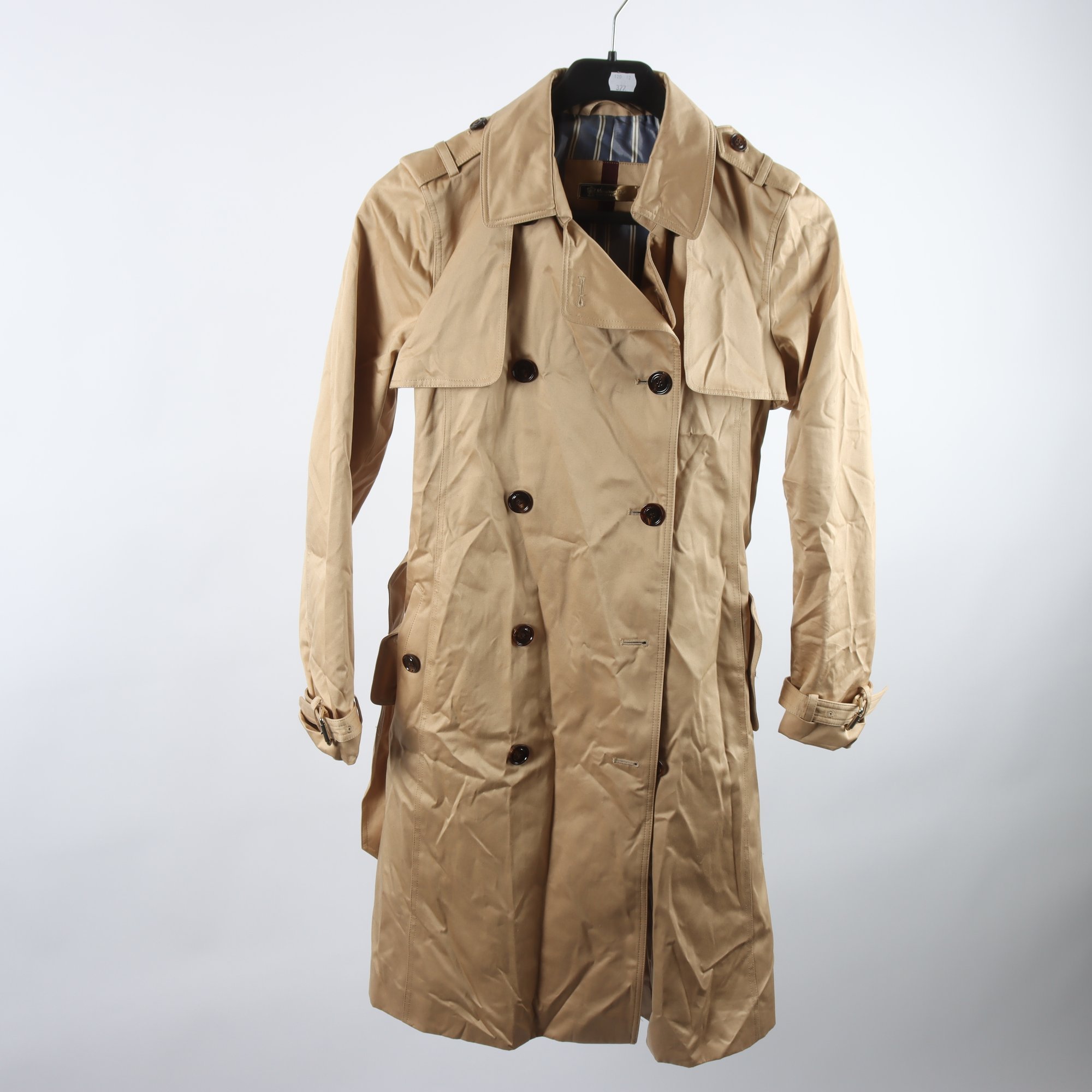 Vårkappa, Massimo Dutti, beige, stl. S.