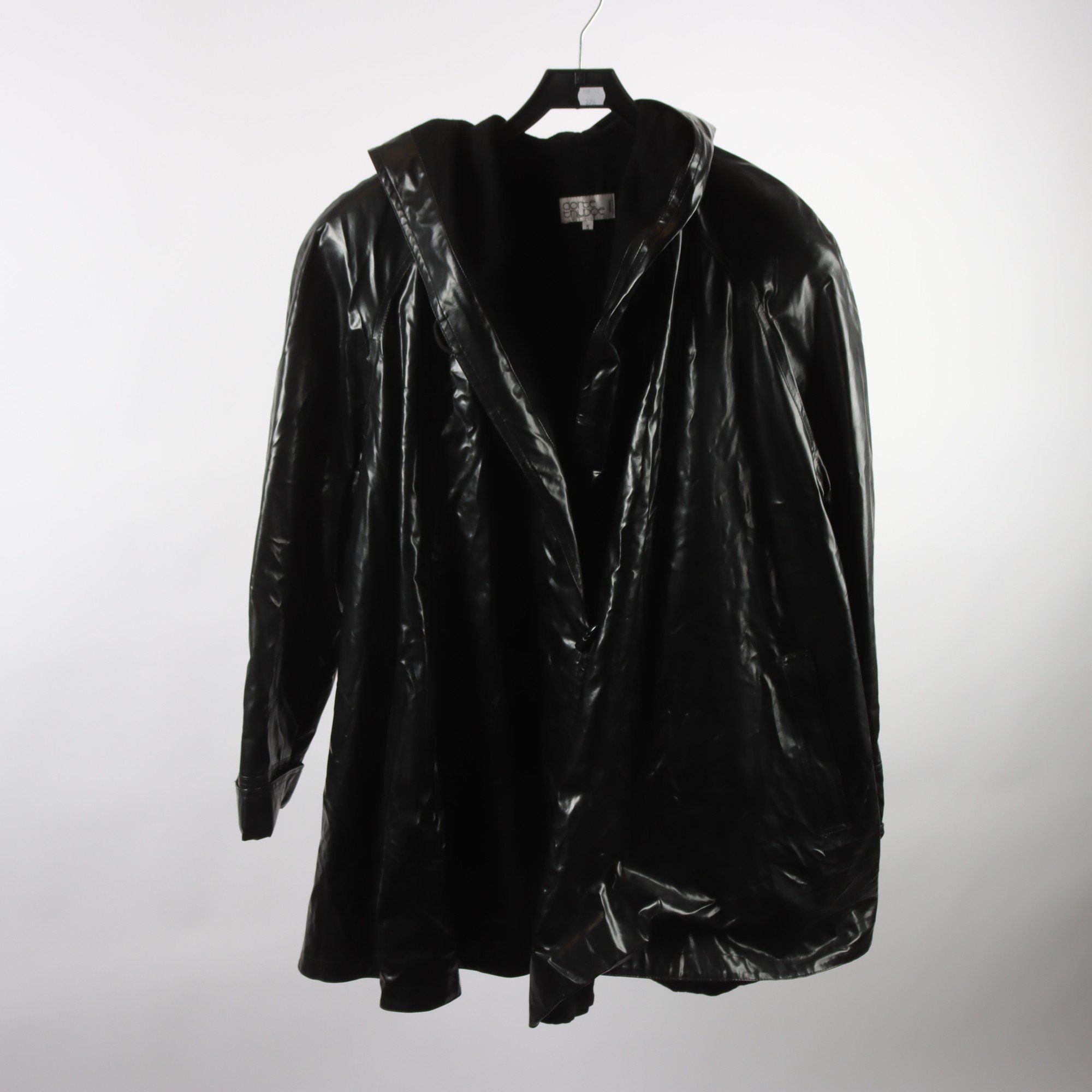 Fodrad regnjacka, Dorte Thyboe, svart, stl. S.