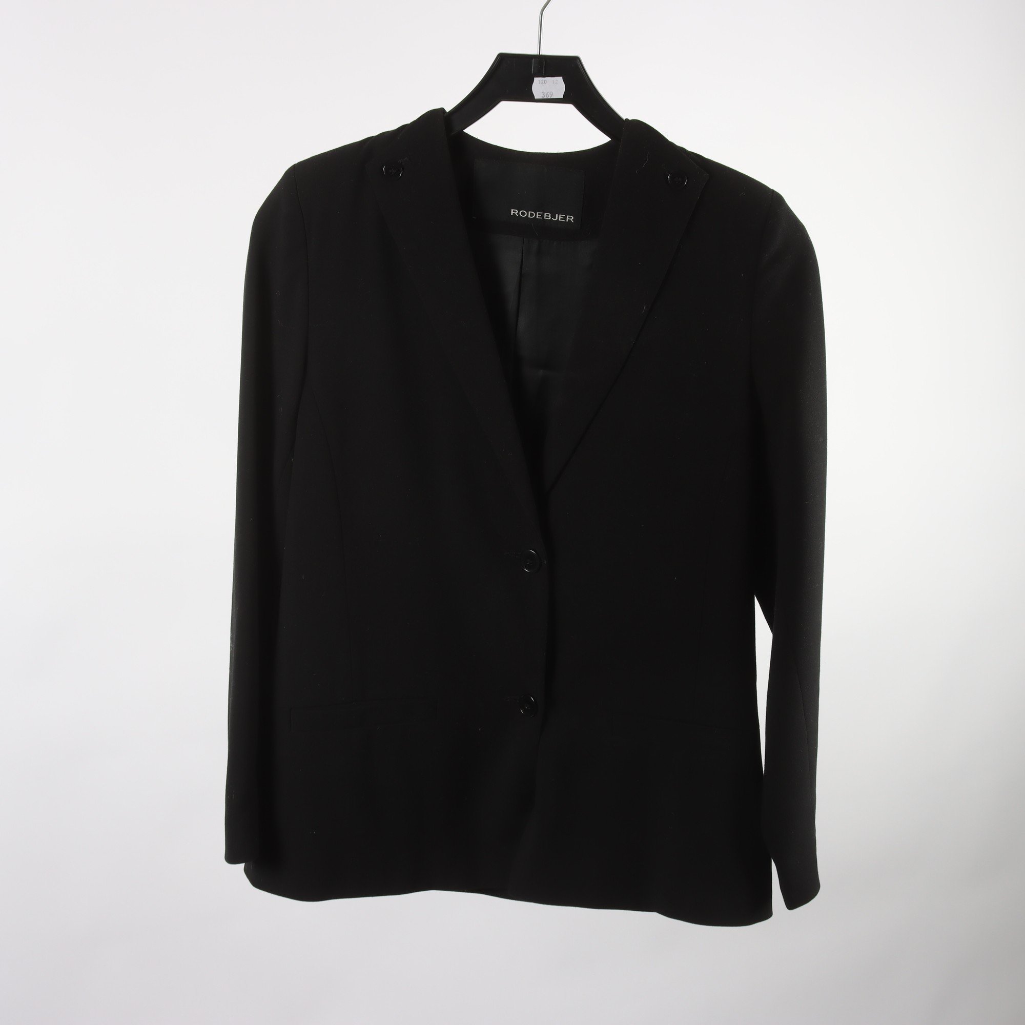 Kavaj, Rodebjer, svart, stl. XS.