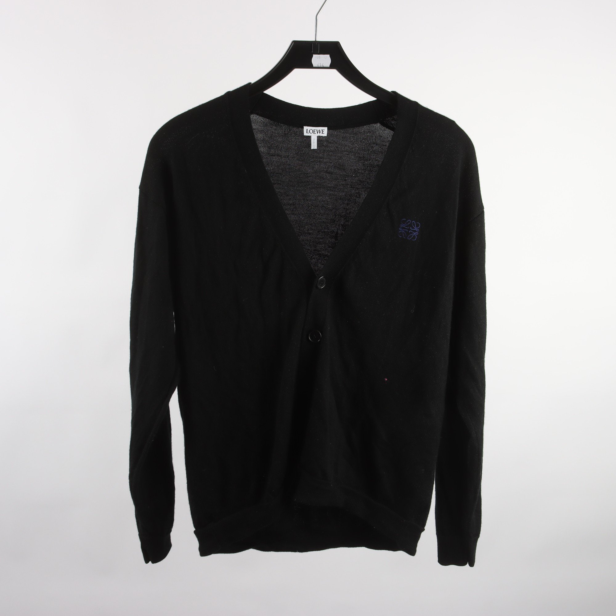 Kofta, Loewe, svart, 100% ull, stl. S.