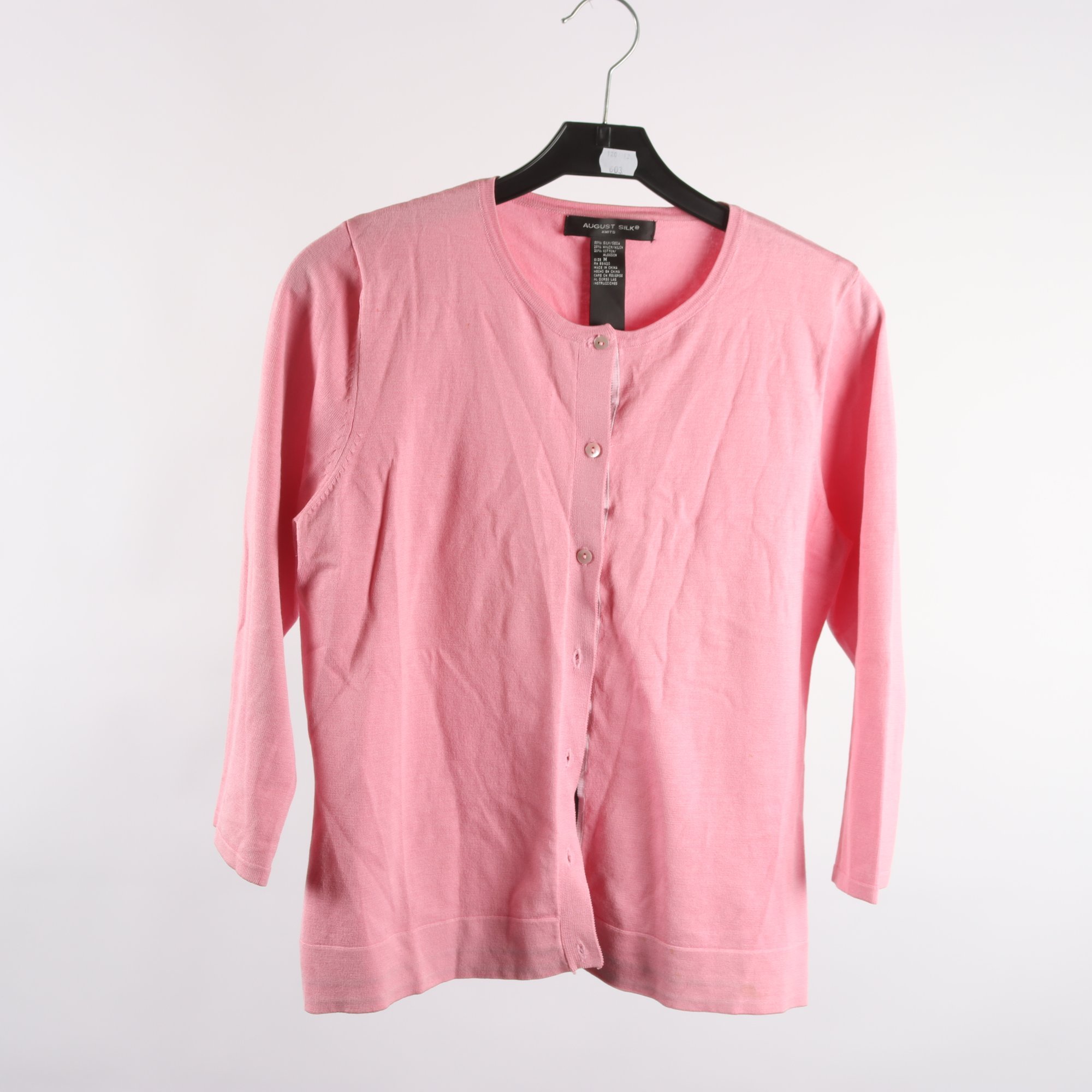 Kofta, August Silk, rosa, 55% silke, stl. M.