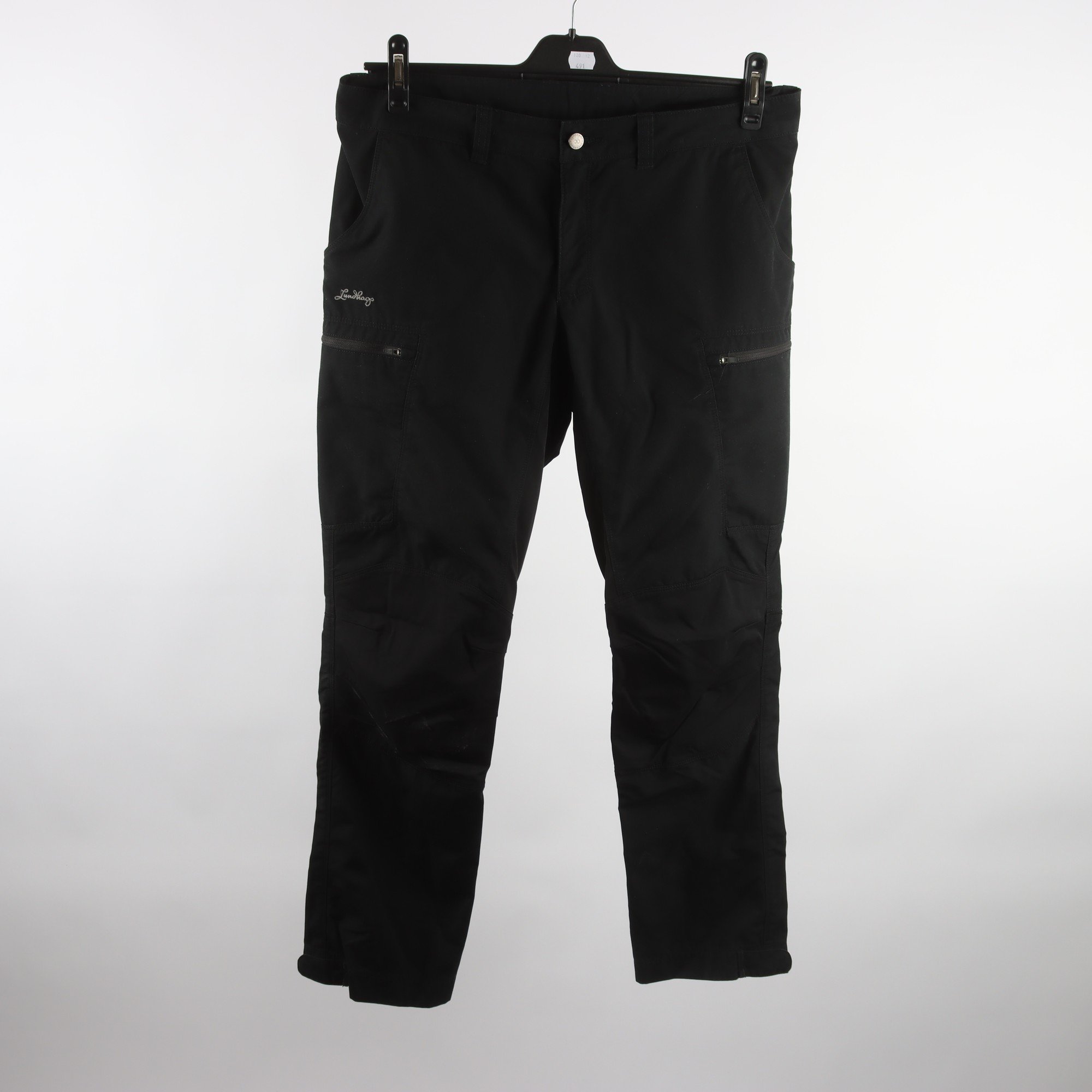 Friluftsbyxor, Lundhags, svart, stl. 50.
