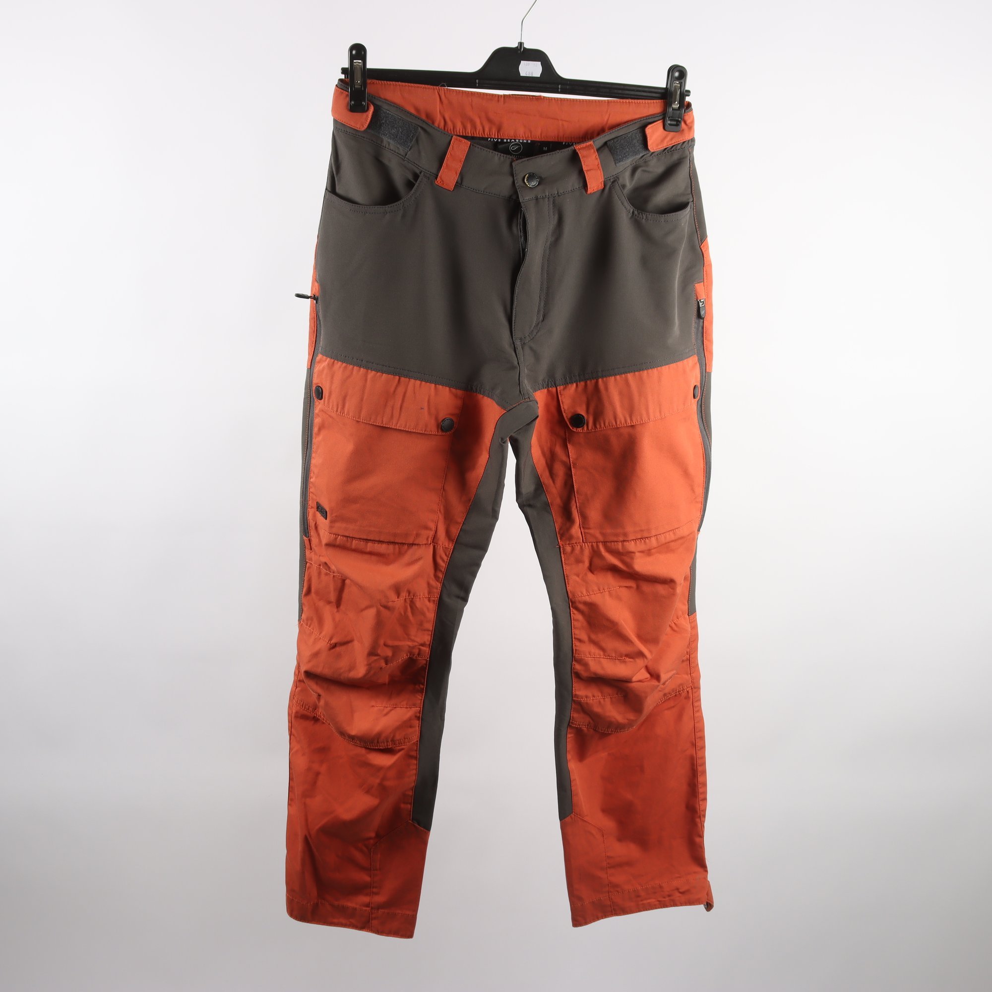 Friluftsbyxor, Five Seasons, orange, grön, stl. M.