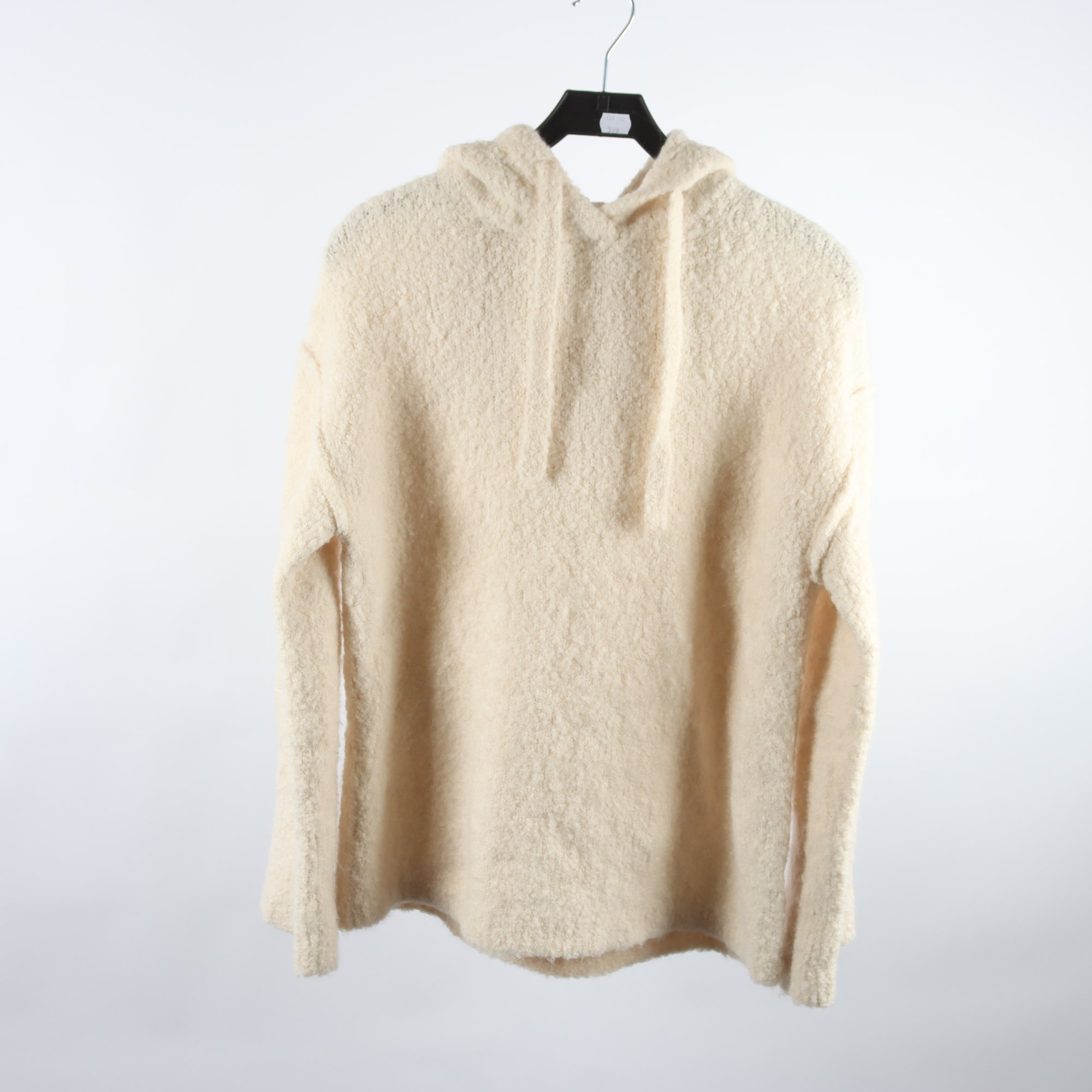 Hoodie, Arket, offwhite, ull, alpaca, over size, stl. S.