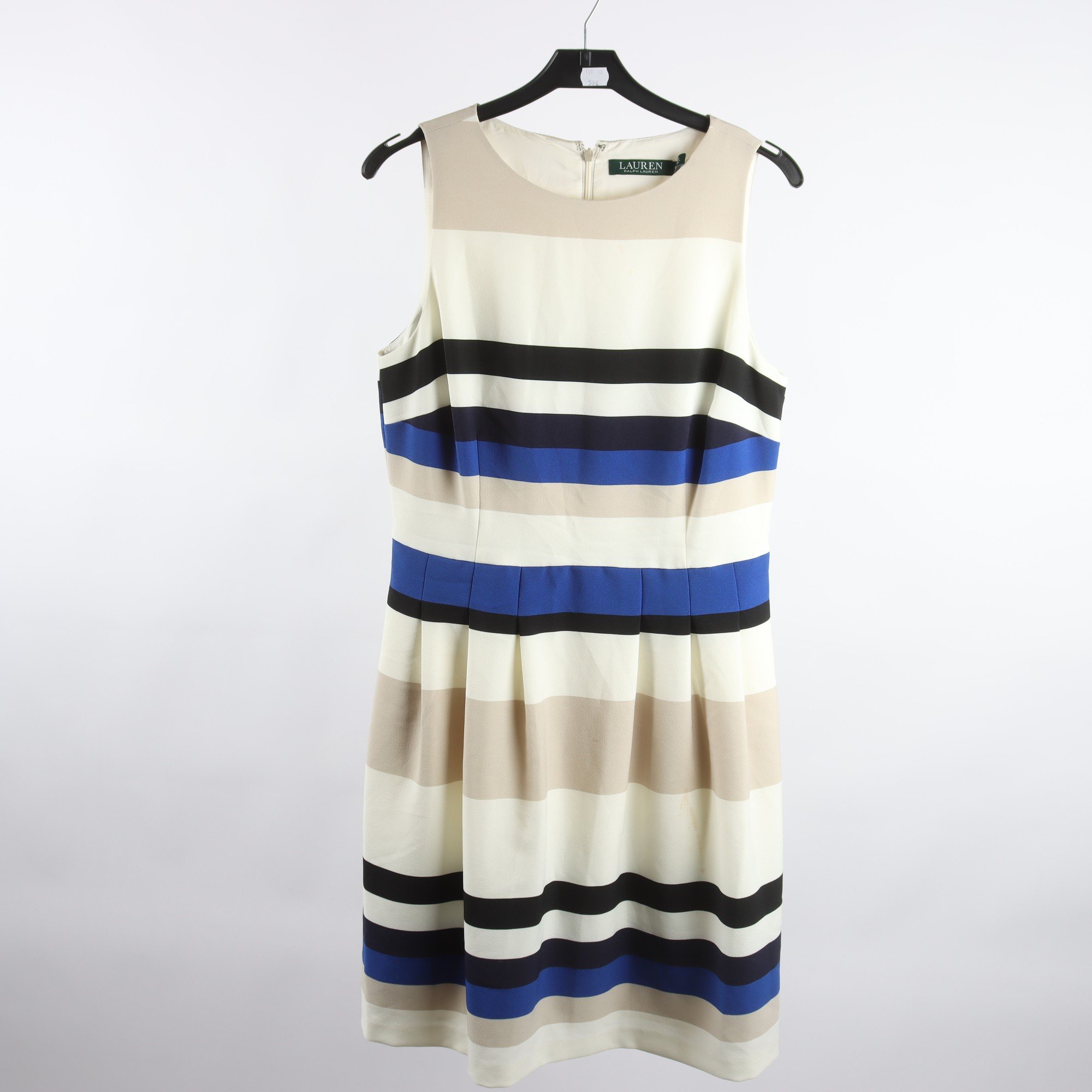 Klänning, Lauren Ralph Lauren, blå, beige, stl. 40.