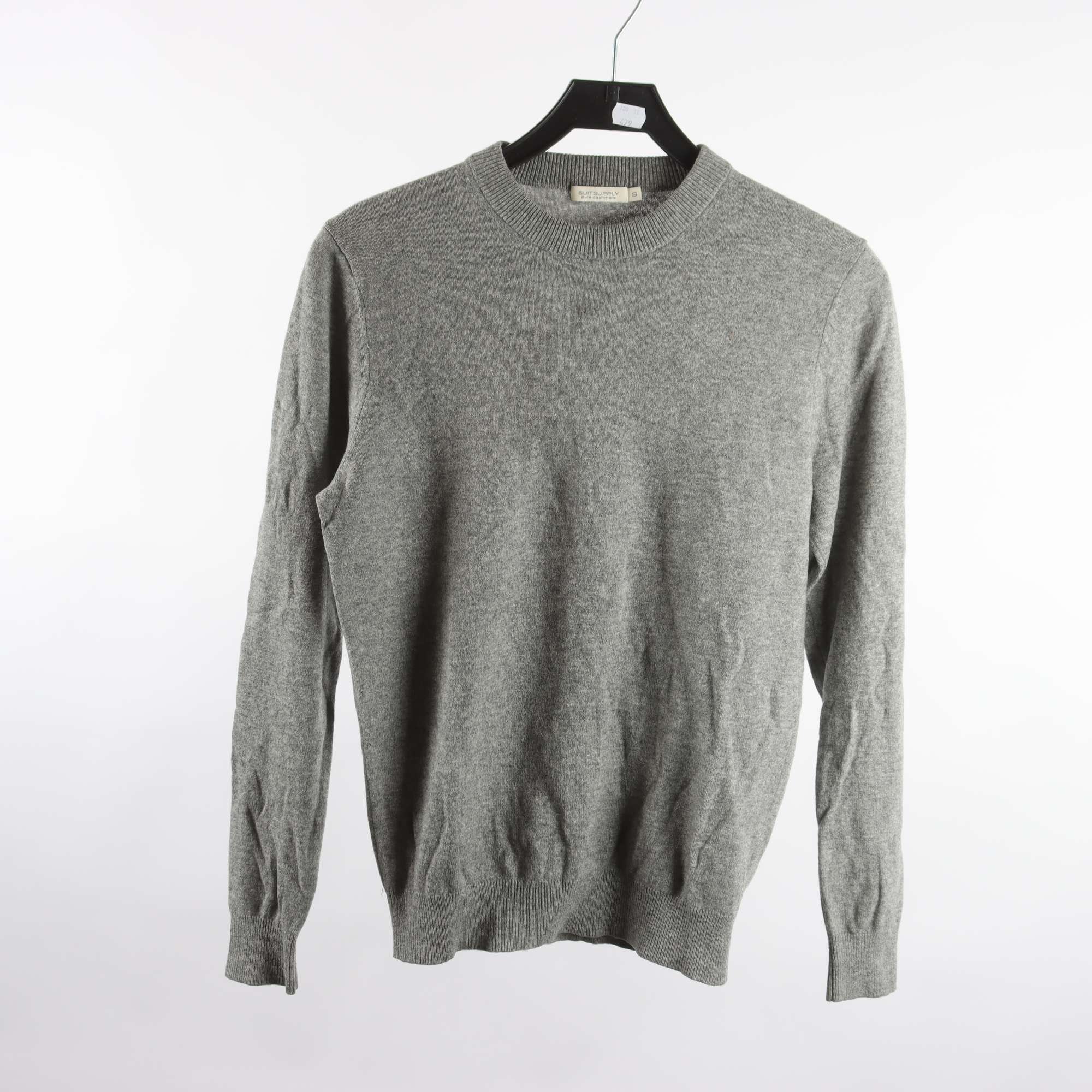 Tröja, Suitsupply, grå, 100% cashmere, stl. S.