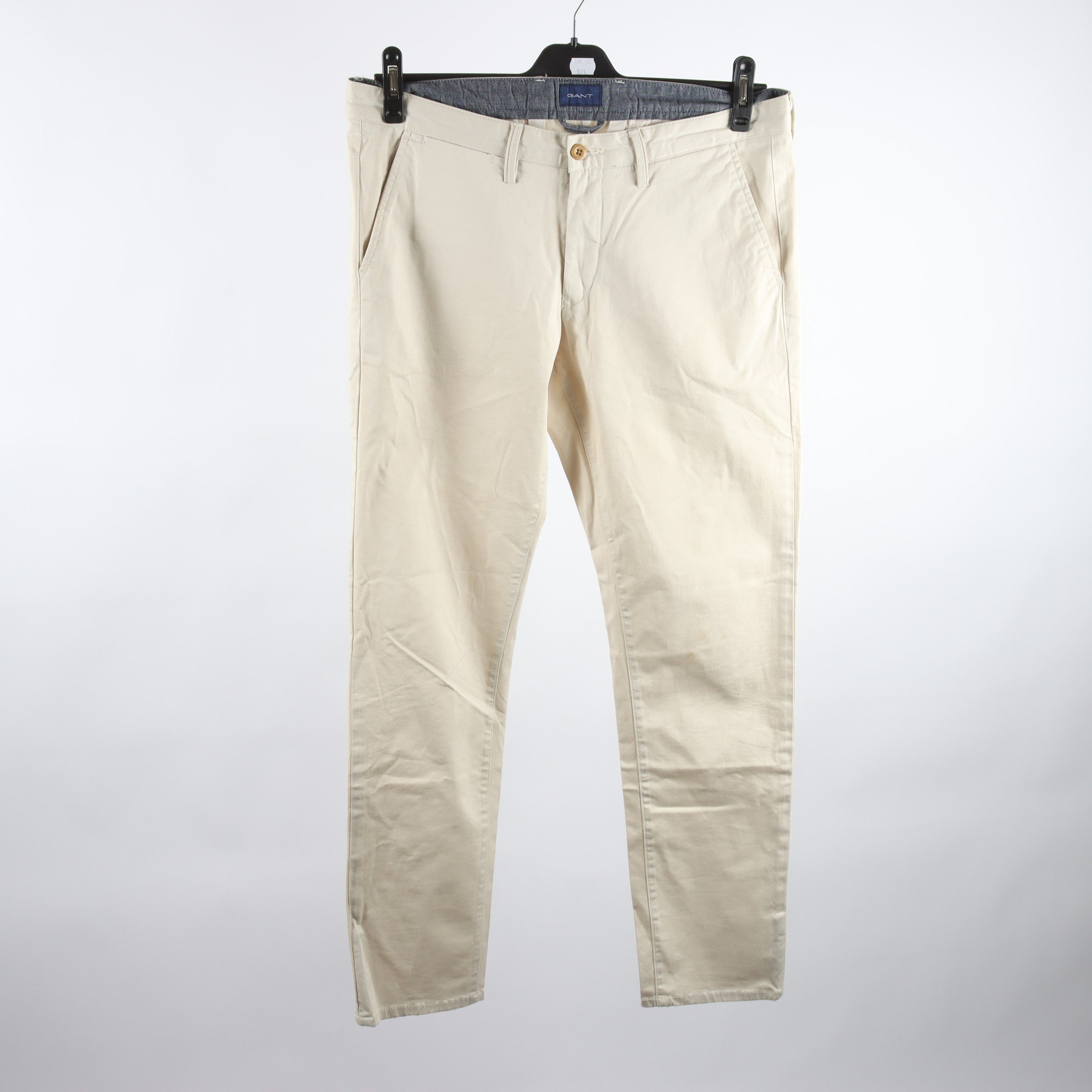 Byxor, Gant, beige, stl. 33/32.