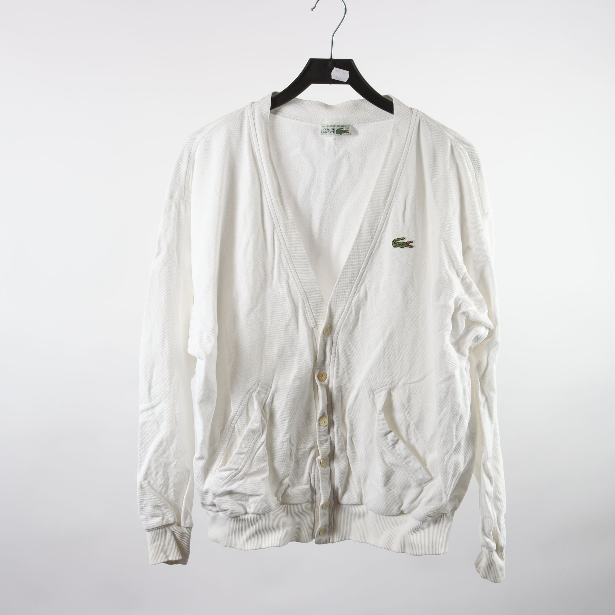 Kofta, Chemise Lacoste, vit, stl. L.