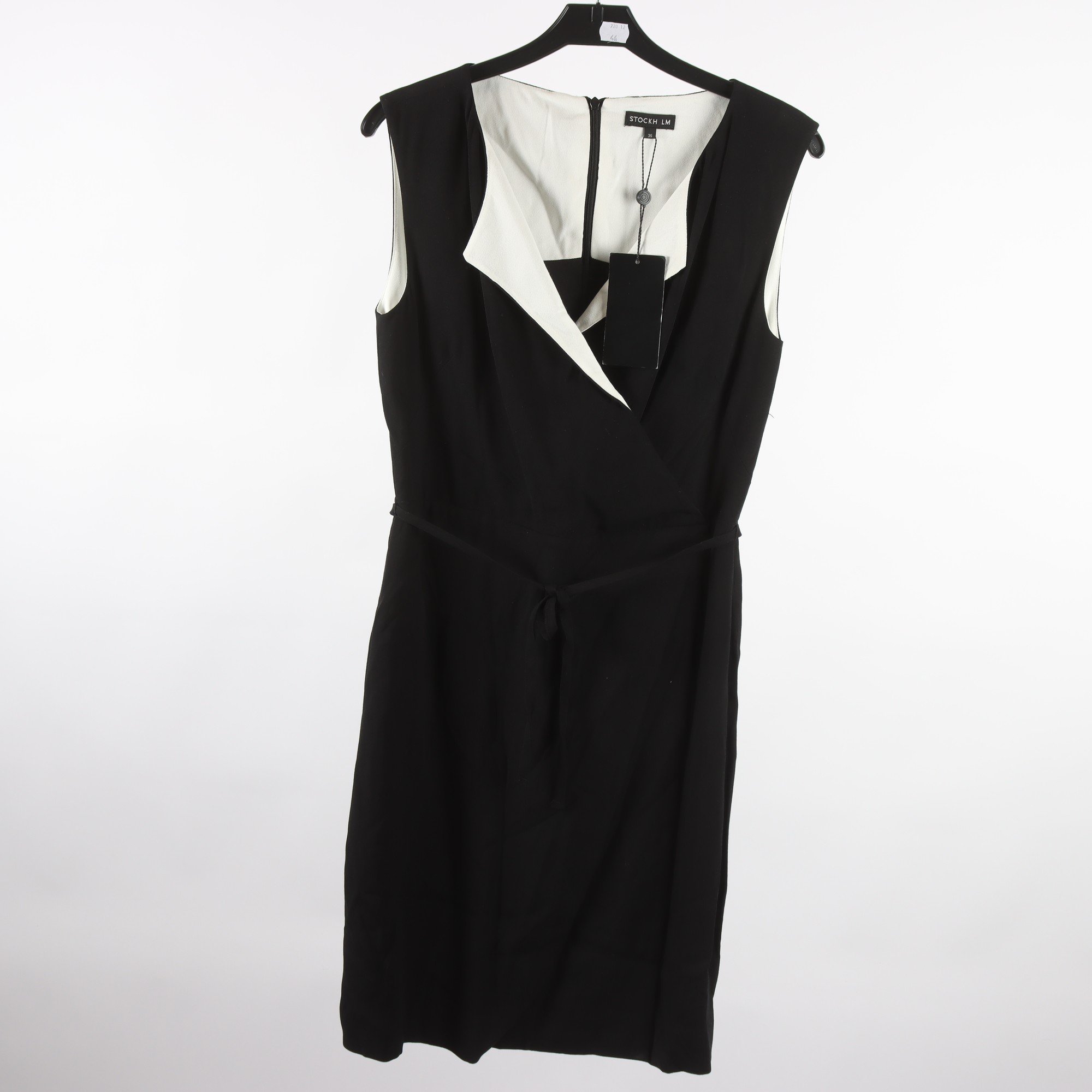 Klänning, STOCKH LM. svart, vit, stl. 36
