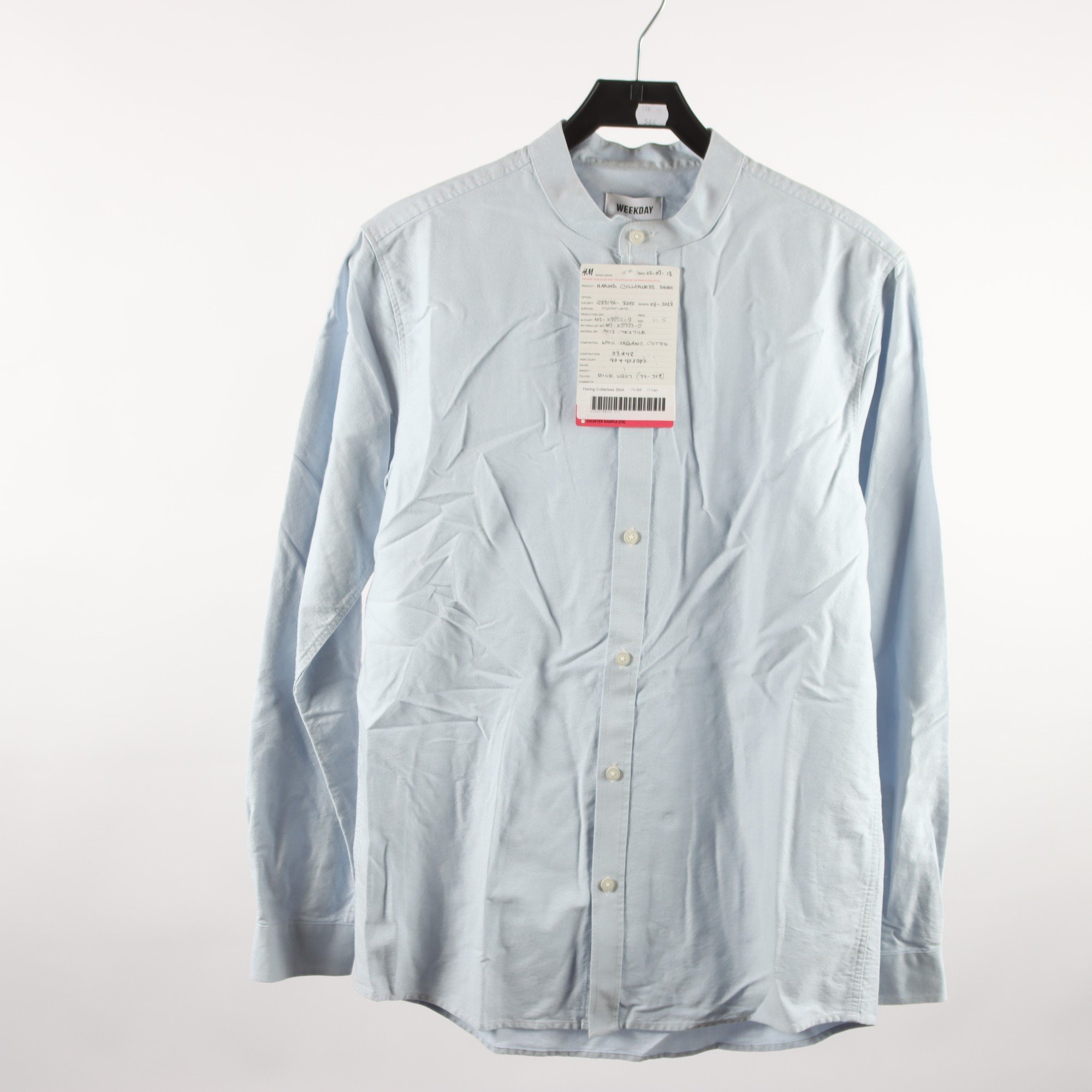 Skjorta, Weekday, ljusblå, stl. S.