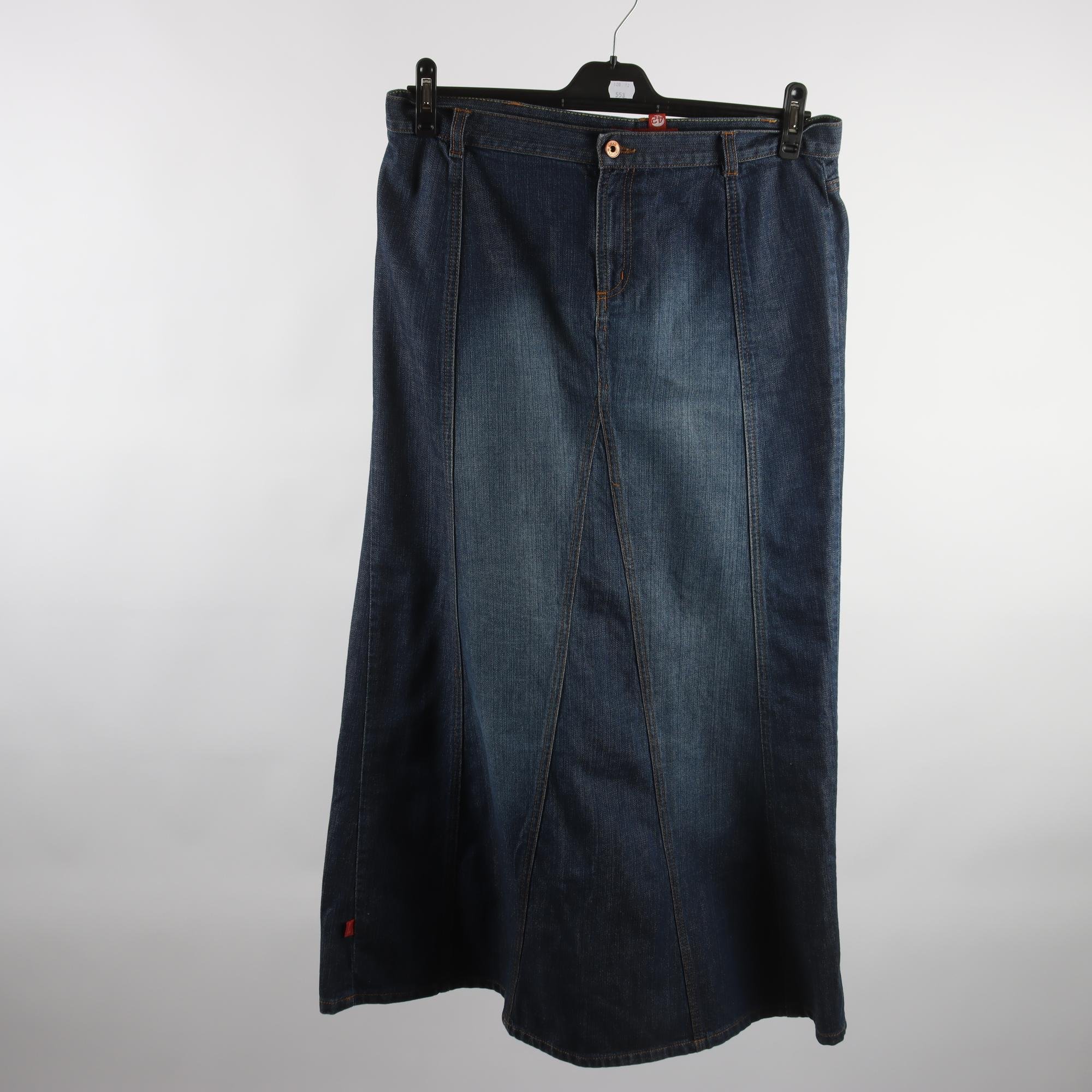 Jeansskjol, WA Jeans, blå, stl. 42.