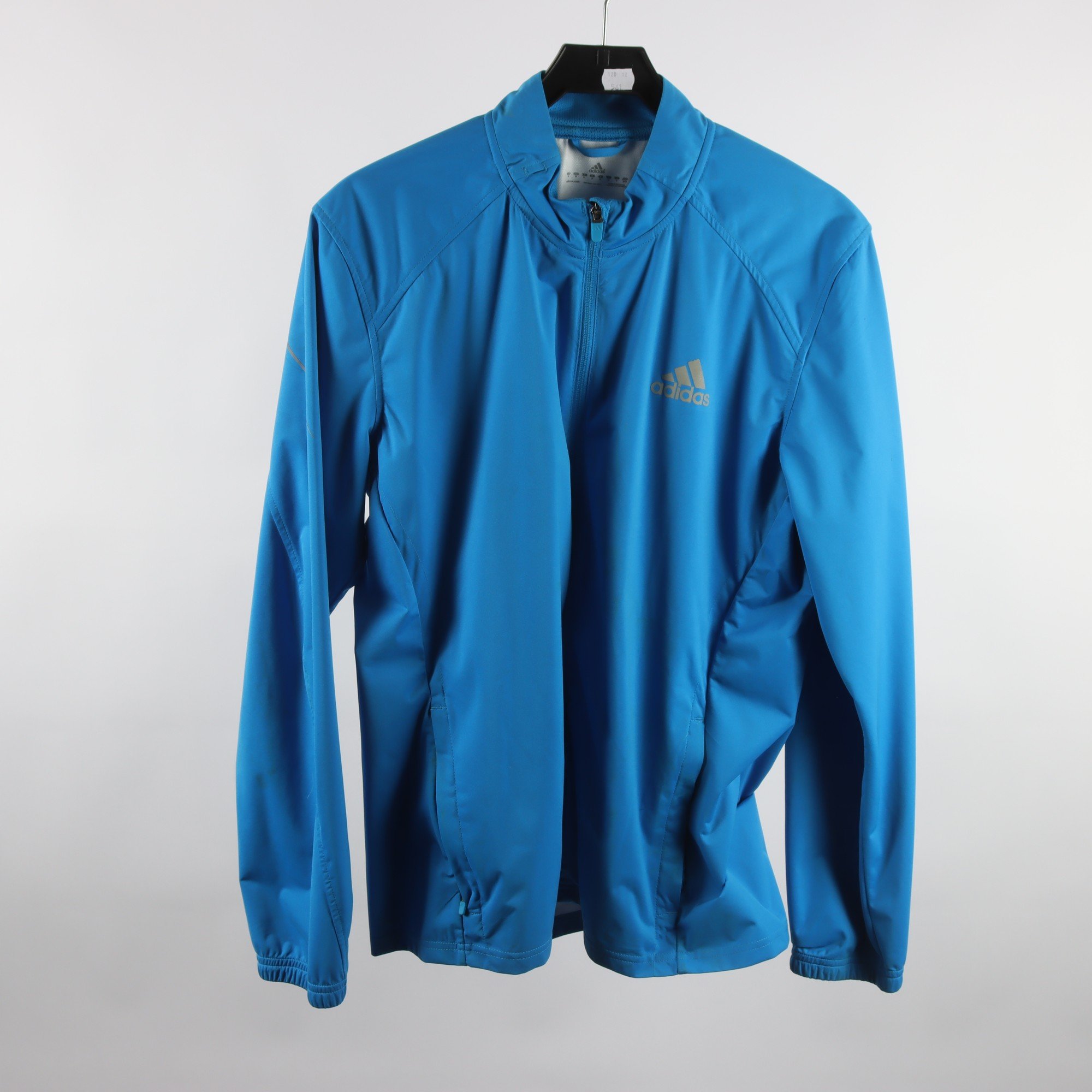 Träningsjacka, Adidas, blå, stl. M.