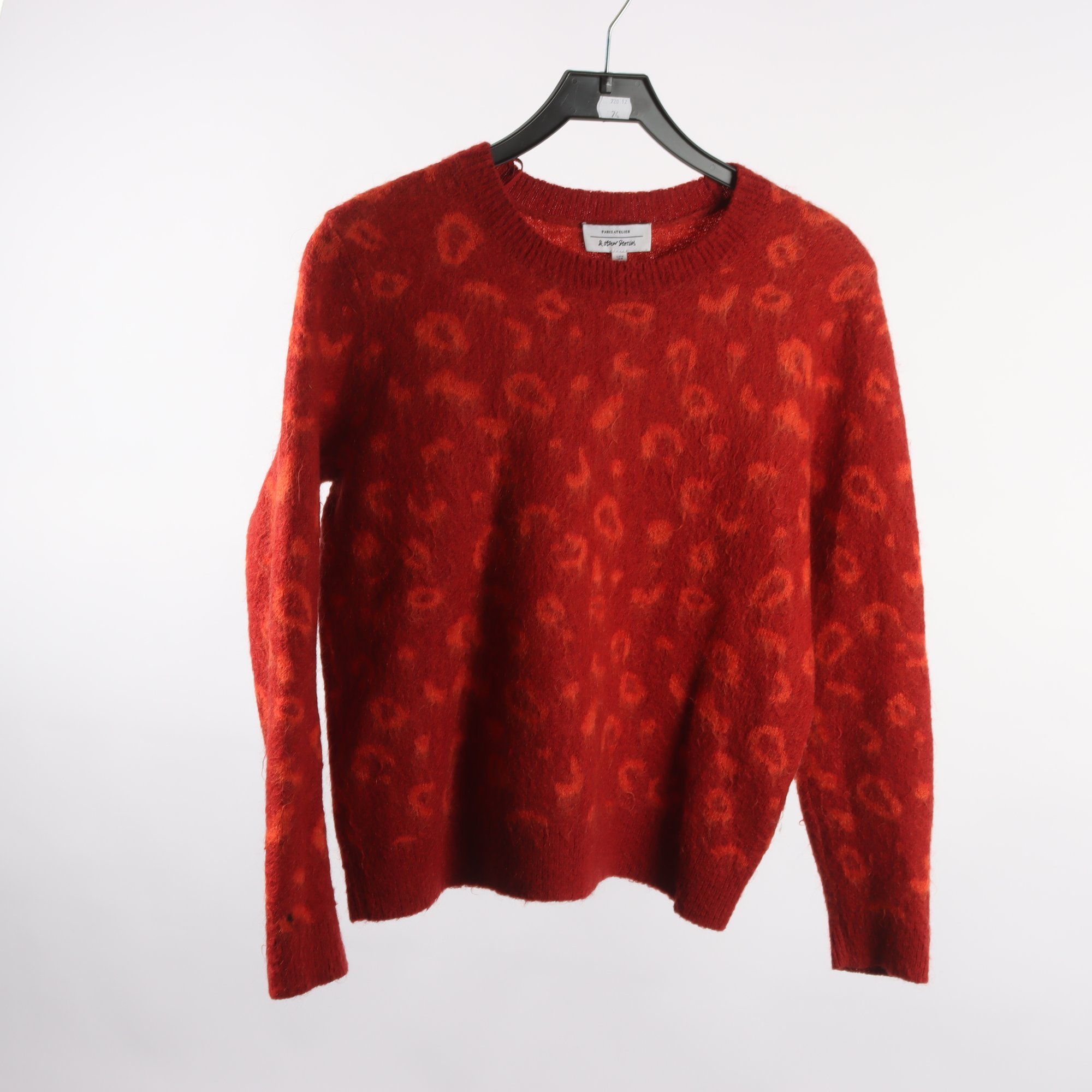 Tröja, & Other Stories, röd, orange, mönstrad, stl. M