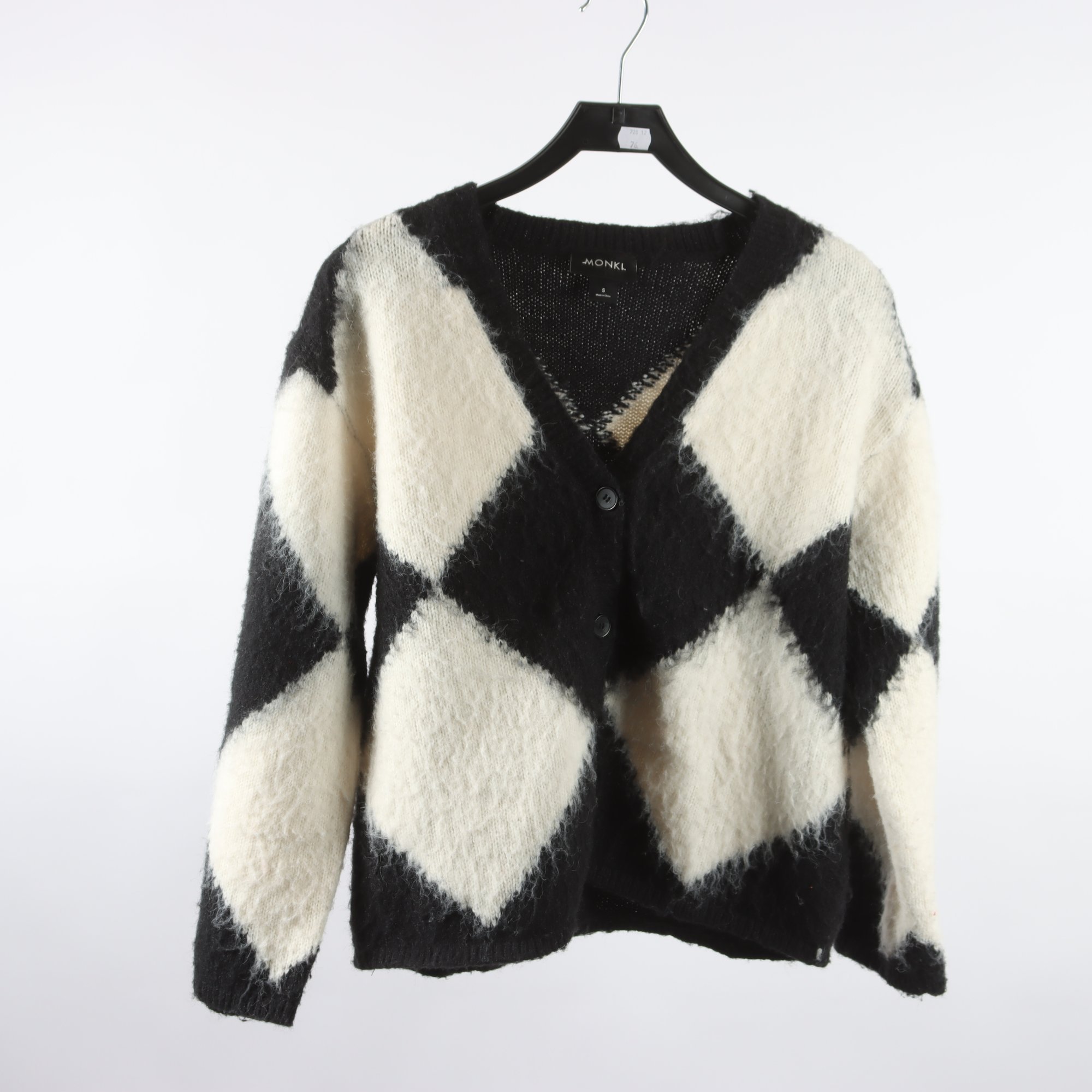 Kofta, Monki, svart, vit, stl. S