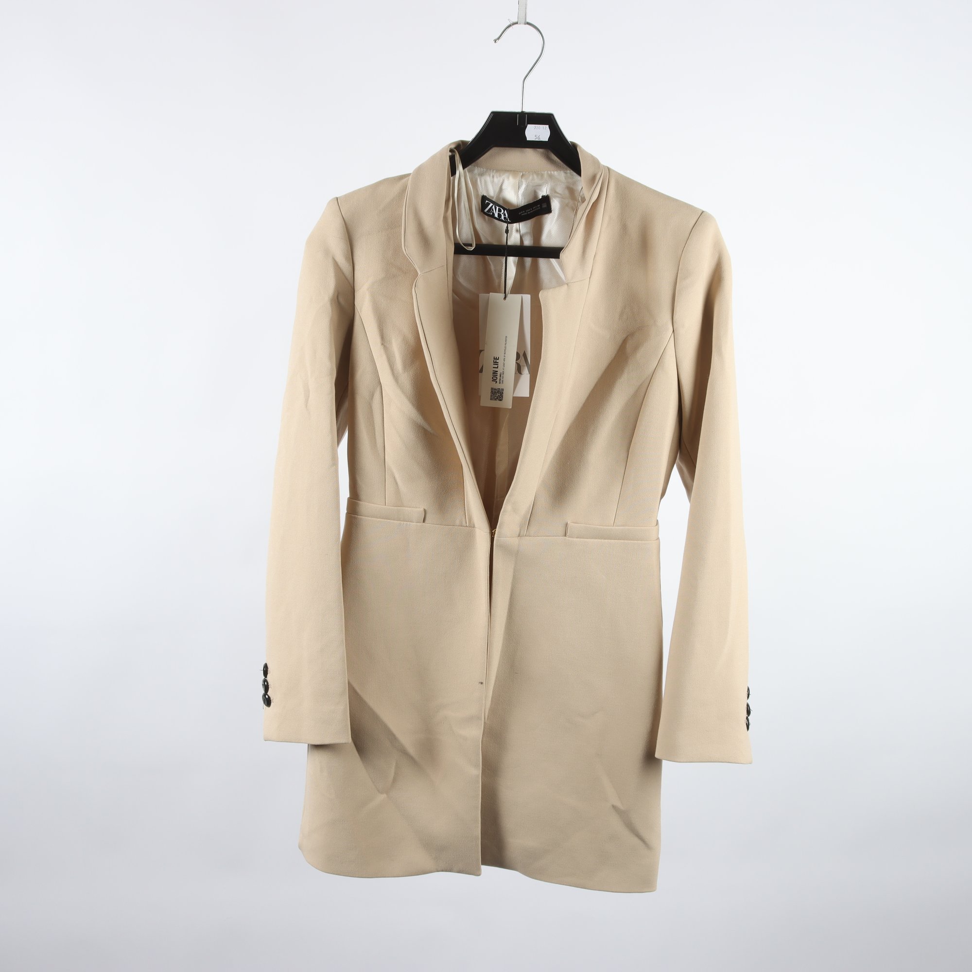 Kavaj/kappa, Zara, beige, stl. S