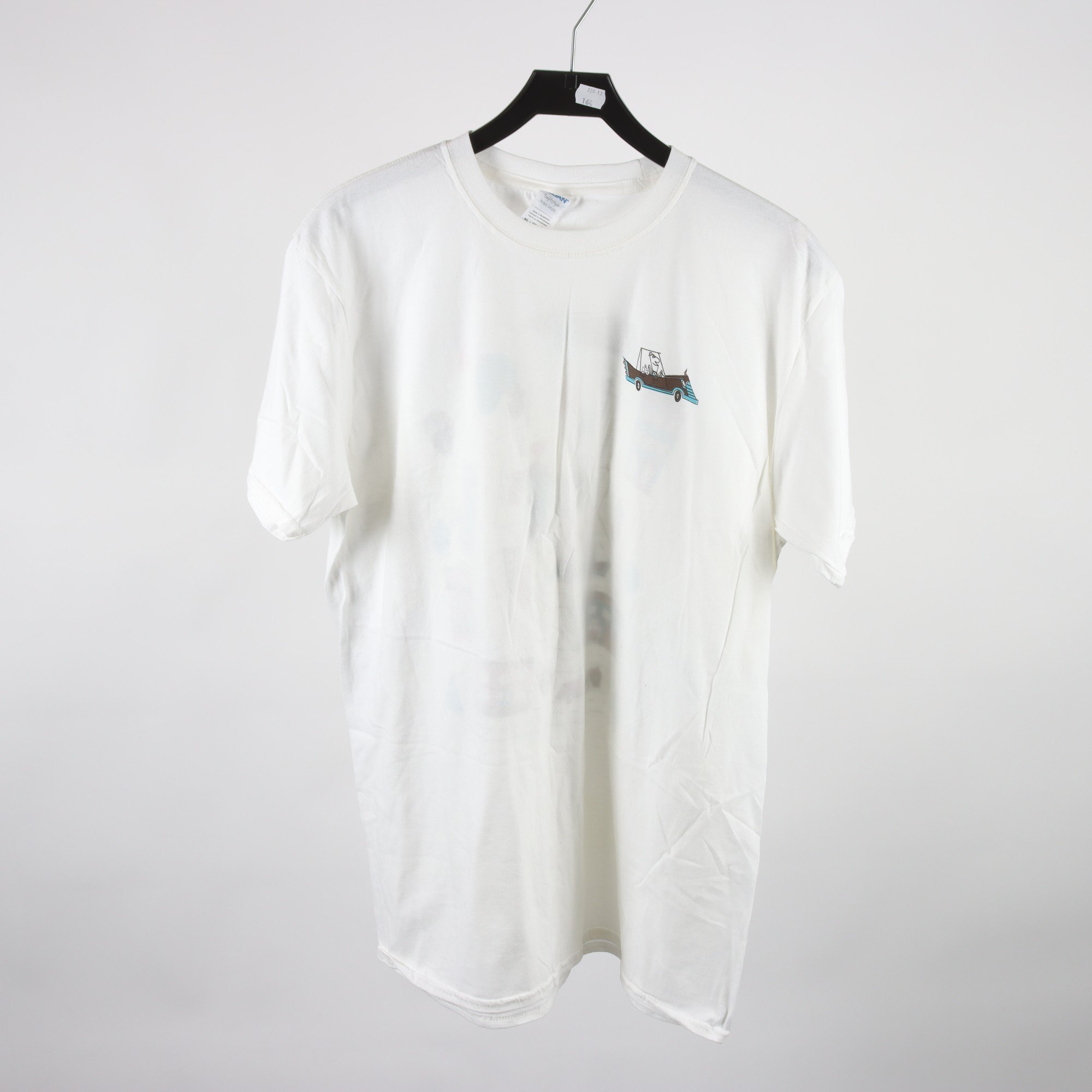 T-shirt, Gildan, vit, stl. XL