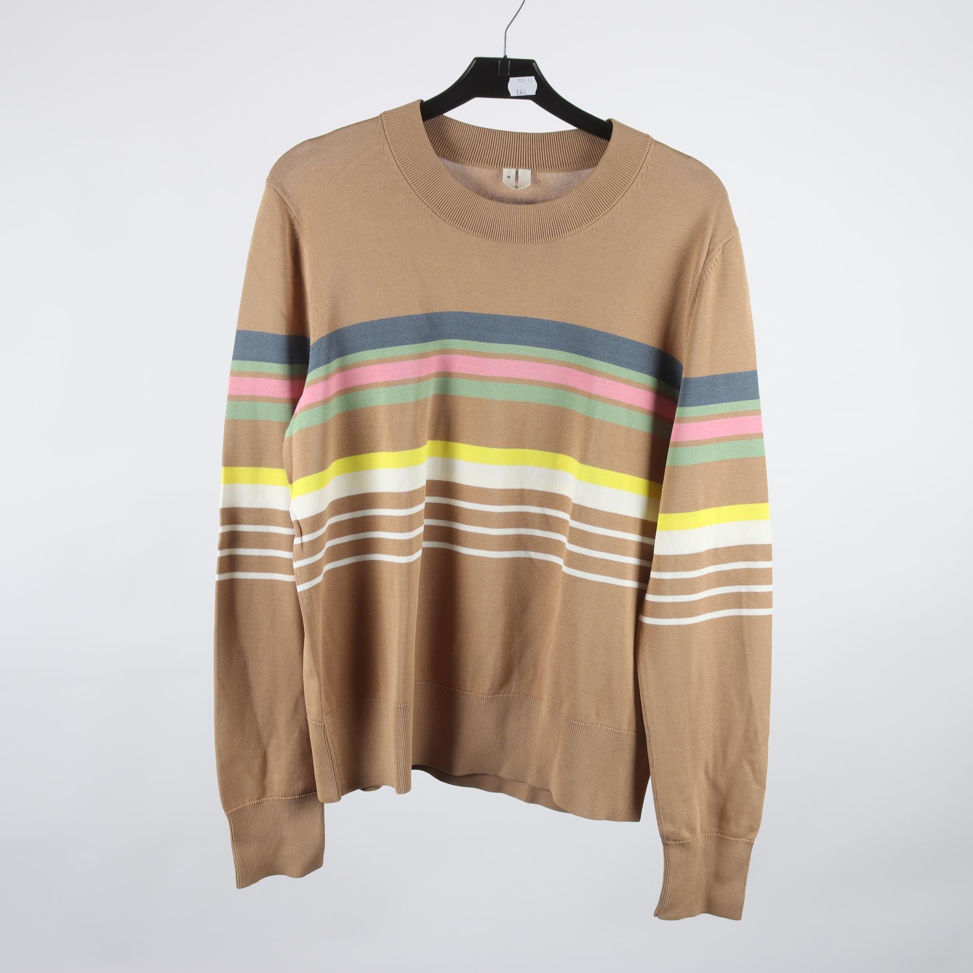 Tröja, Arket, brun, randig, stl. M