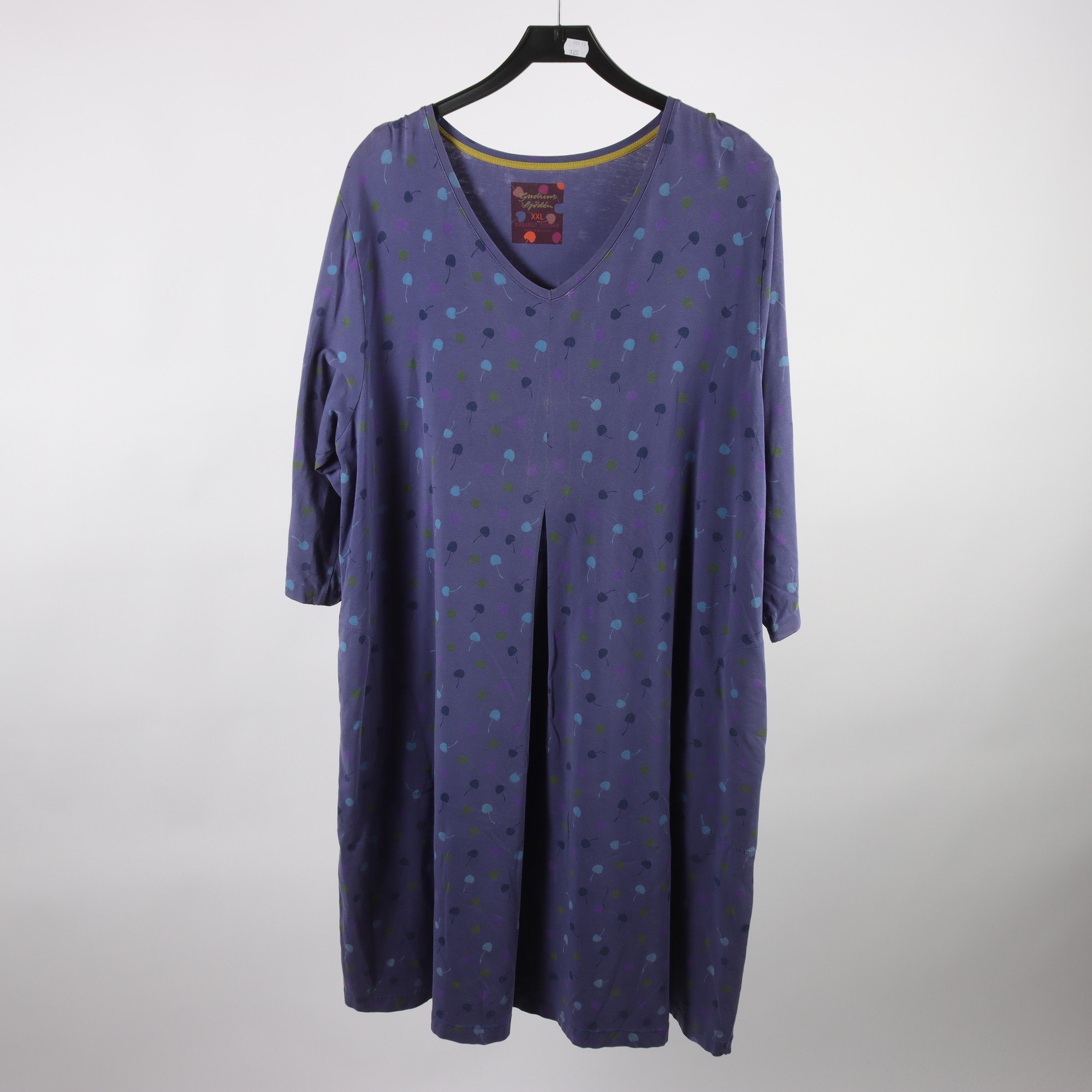 Klänning, Gudrun Sjödèn, lila, mönstrad, stl. XXL