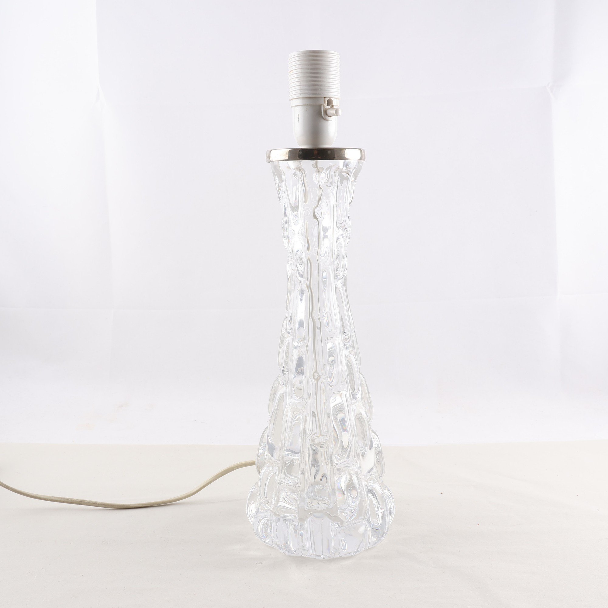 Bordslampa, Orrefors, Carl Fagerlund, kristallglas. Samfraktas ej.