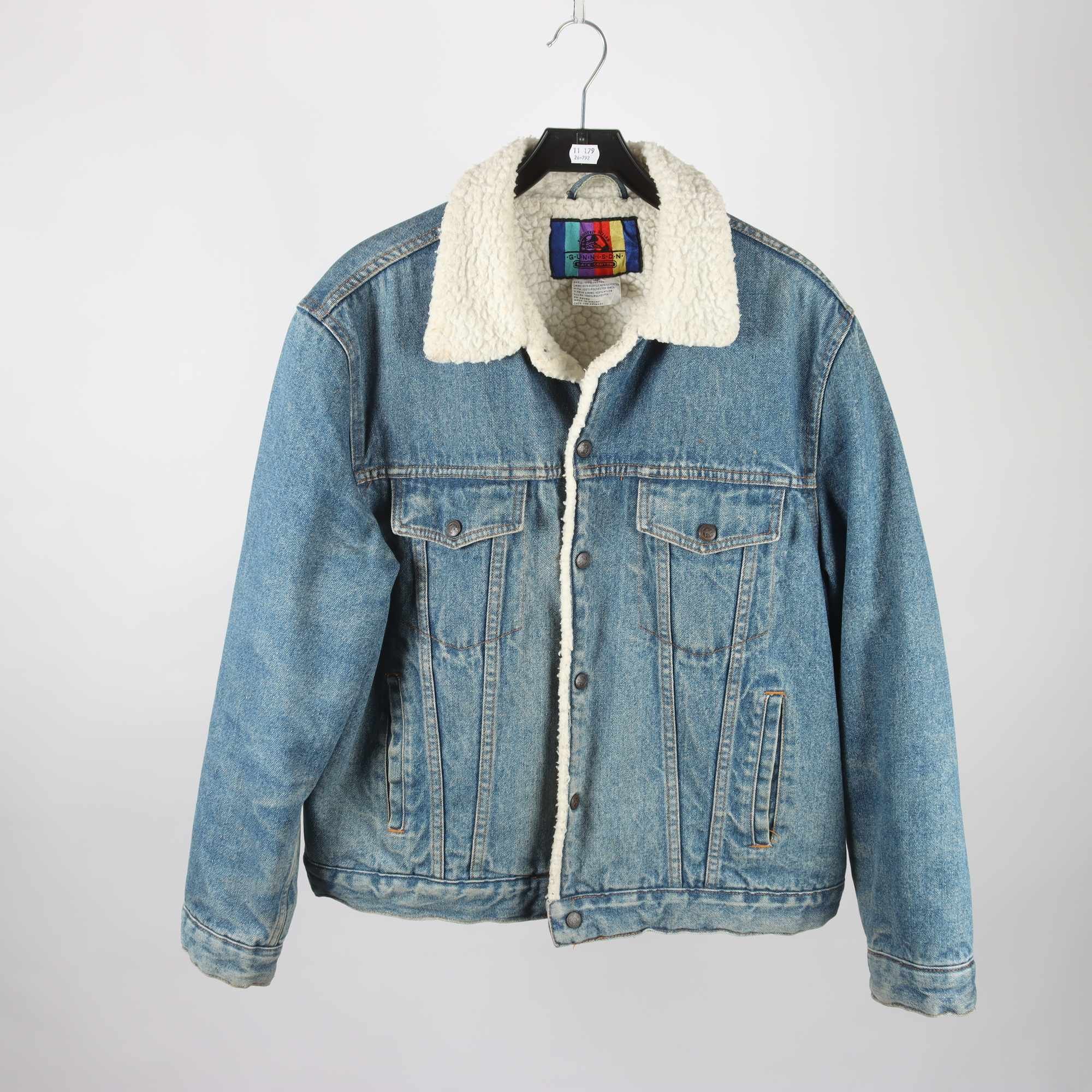 Fodrad jeansjacka, Gunnison Black Canyon, vintage, stl. L
