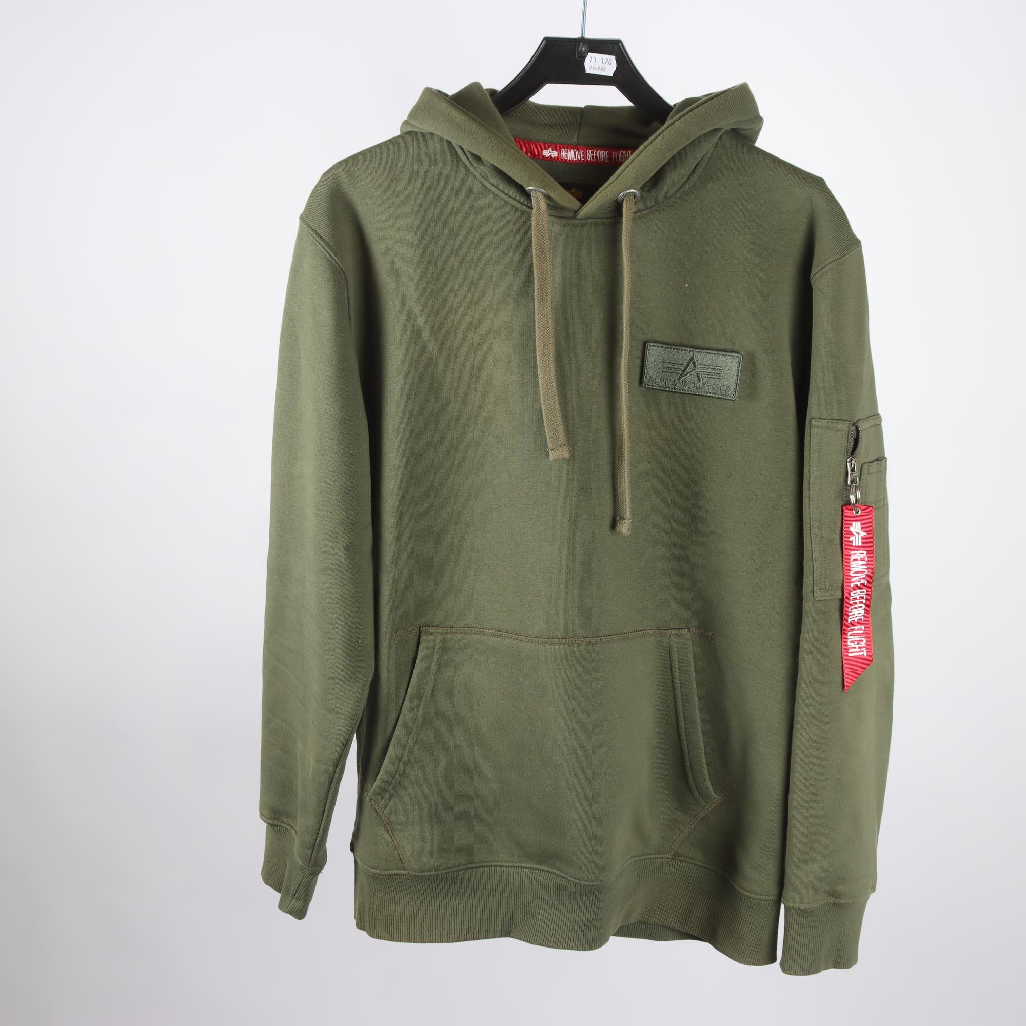 Hoodie, Alpha Industries, stl. L