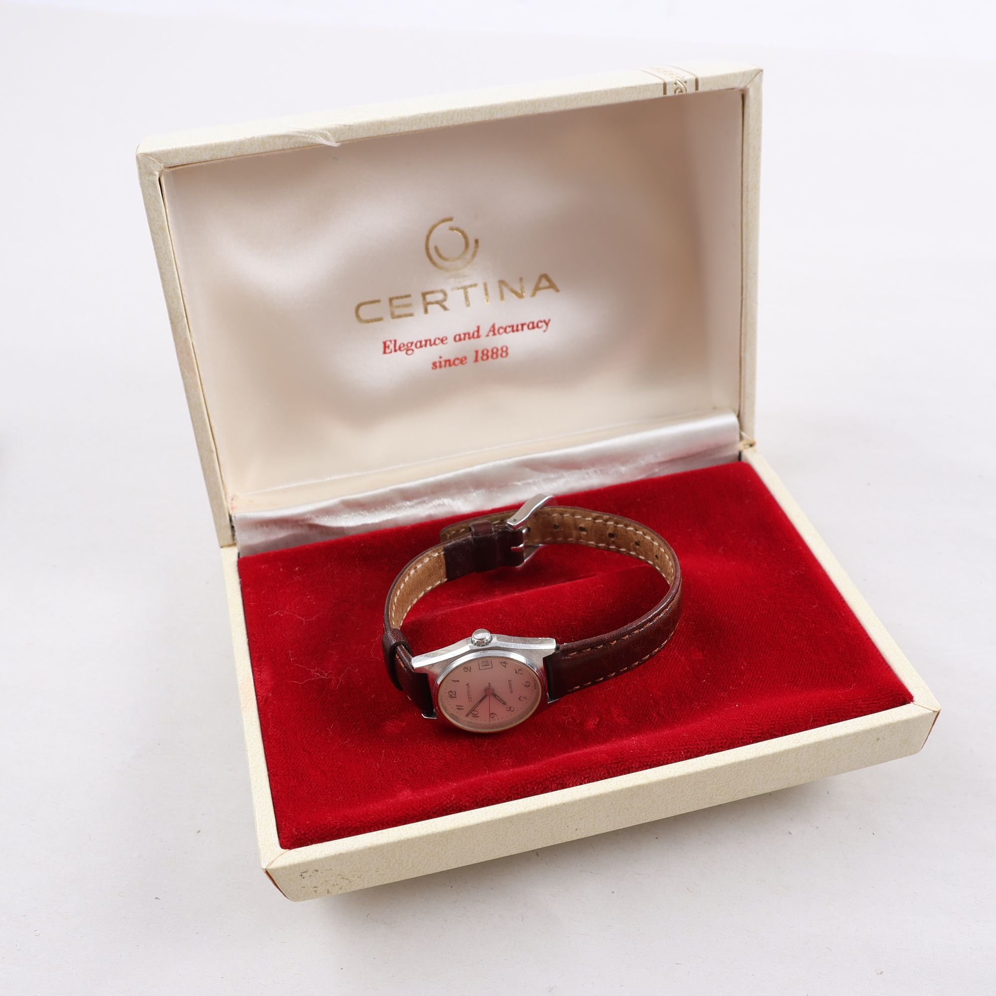 Armbandsur, Certina, quartz, stål