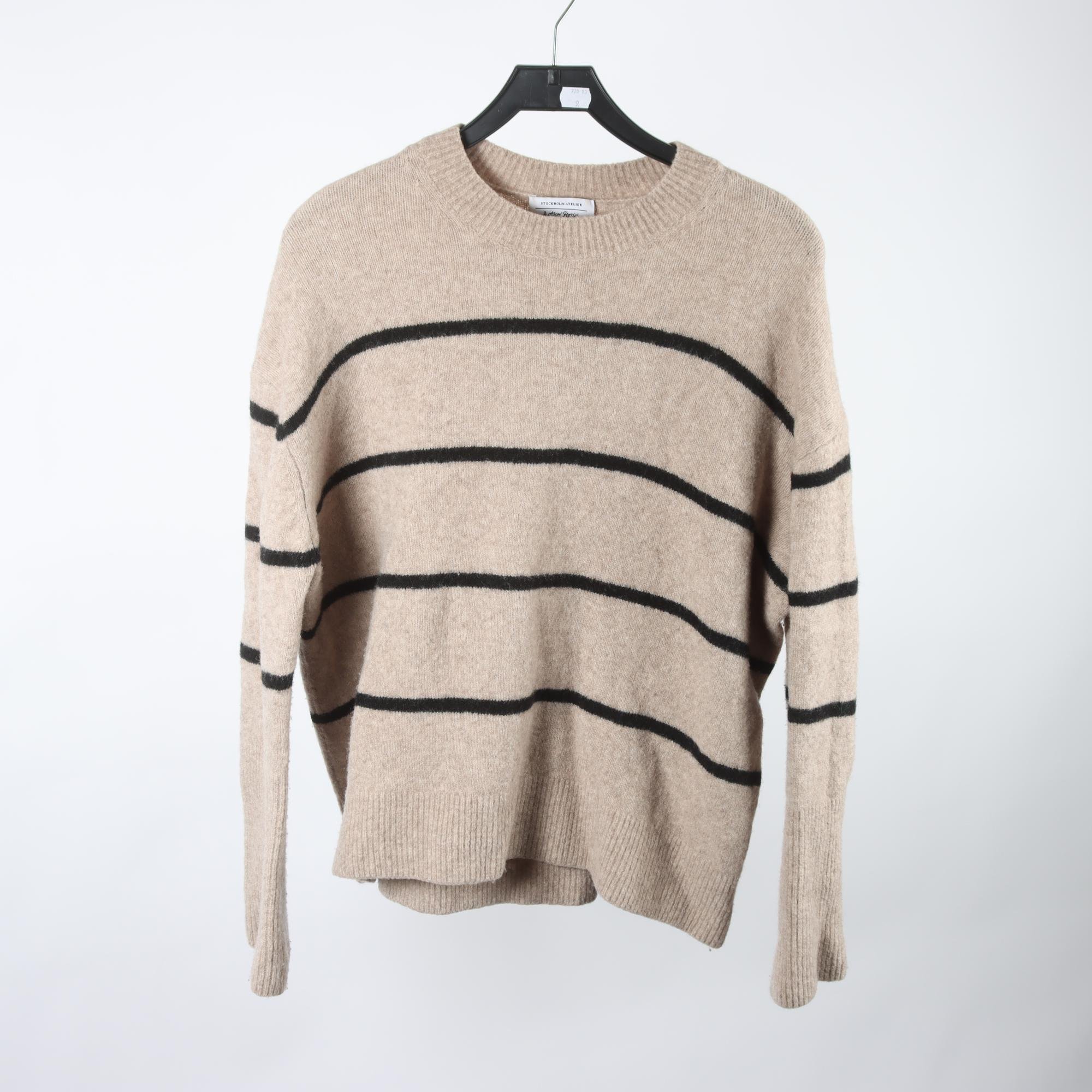 Tröja, & Other Stories, beige, svart, stl. S