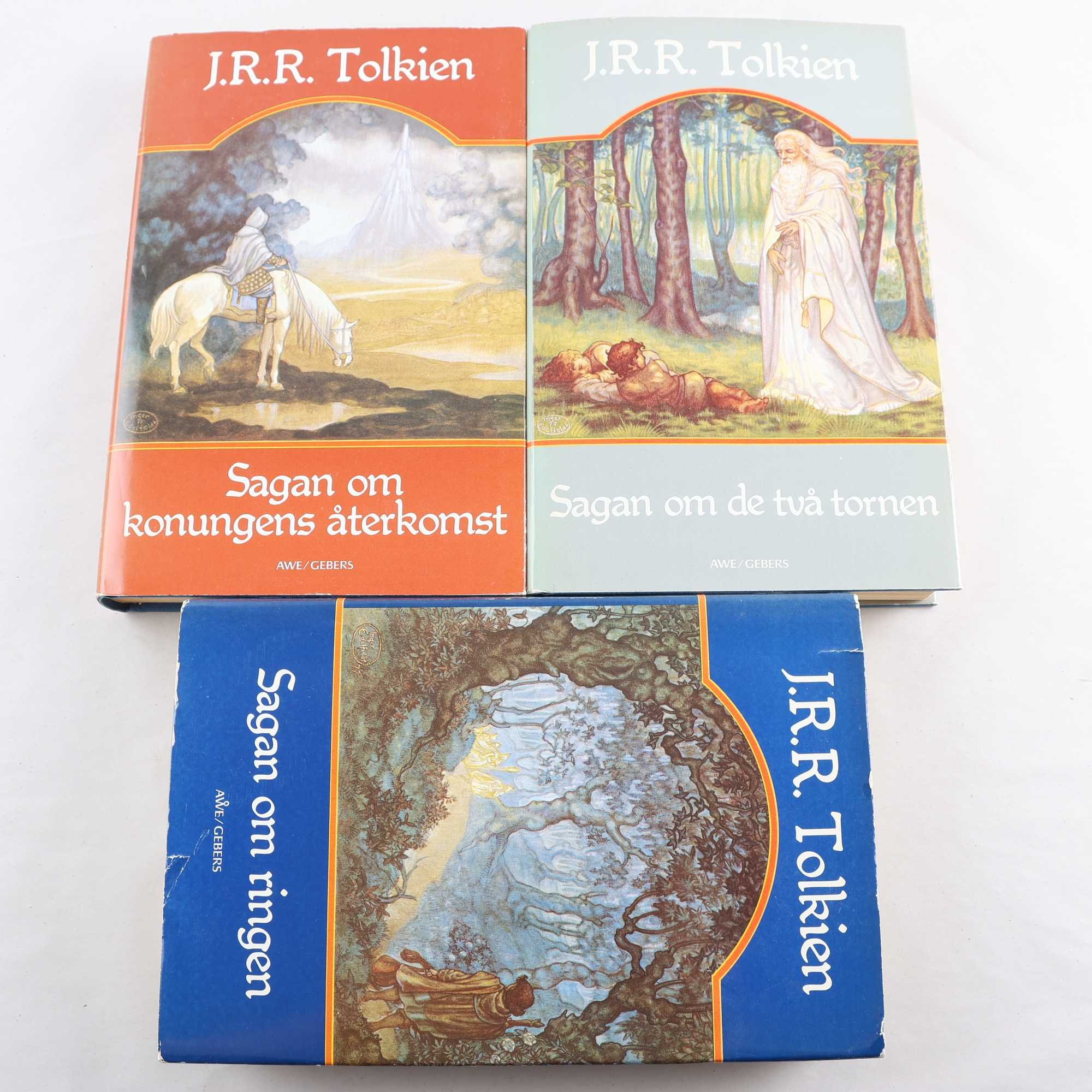 Bokpaket, ”Sagan om ringen”, J.R.R. Tolkien, 3 st.