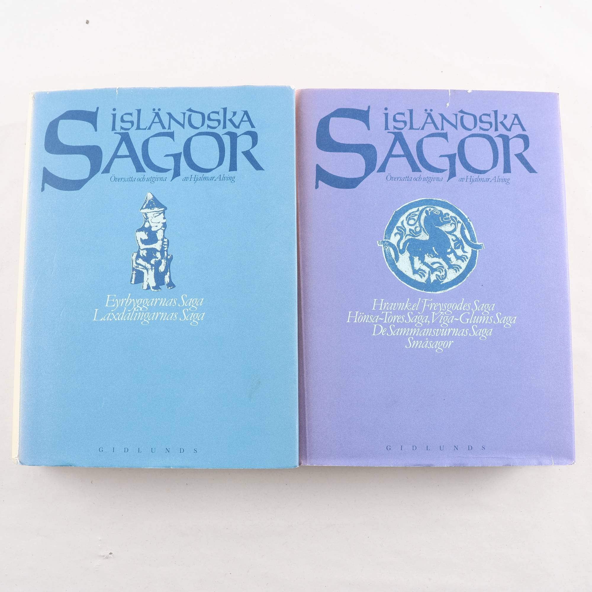 Bokpaket, ”Islänska sagor”, Hjalmar Alving, 2 st.